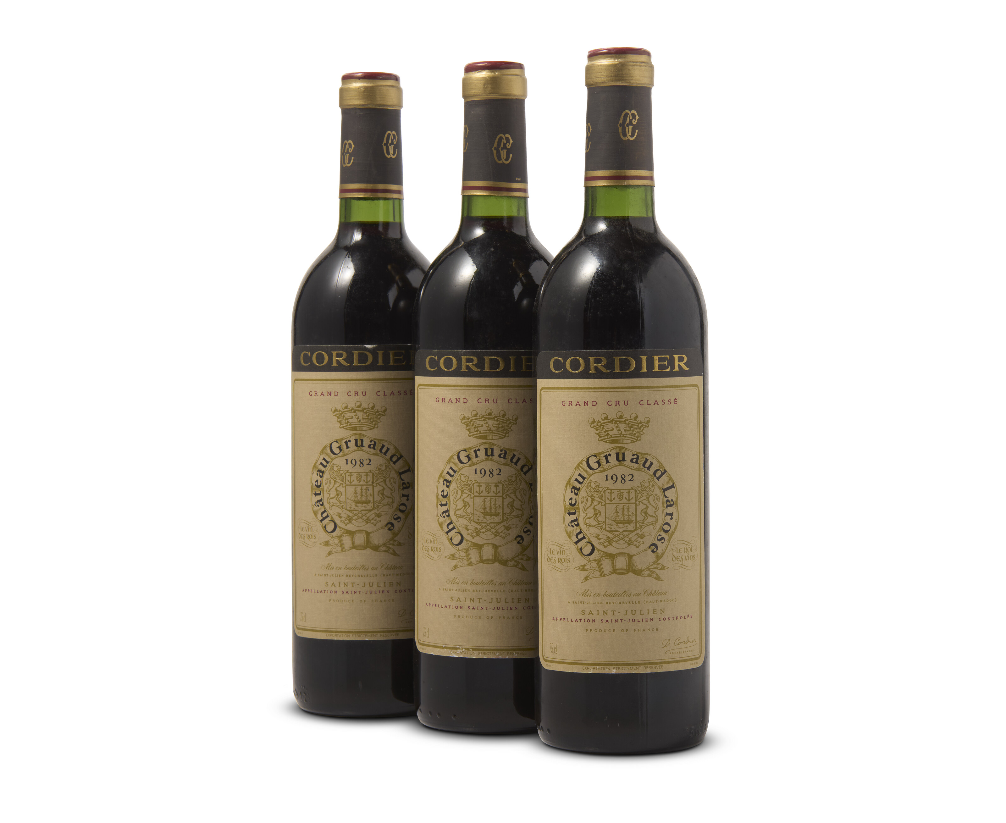 Château Gruaud Larose 1982, Slightly scuffed capsules. Slightly scuffed ...