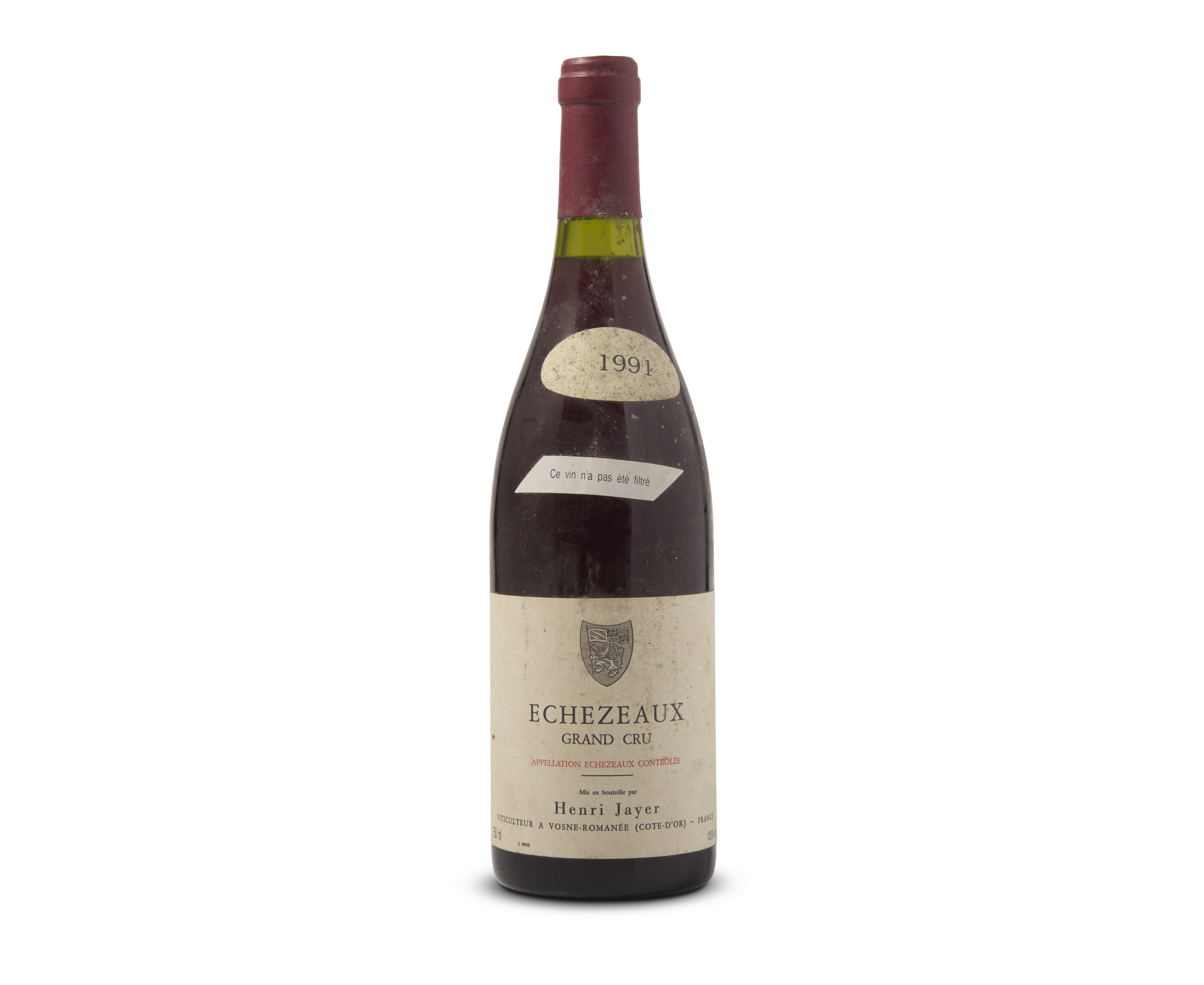 Henri Jayer, Richebourg 1987, Slightly raised cork. Badly bin