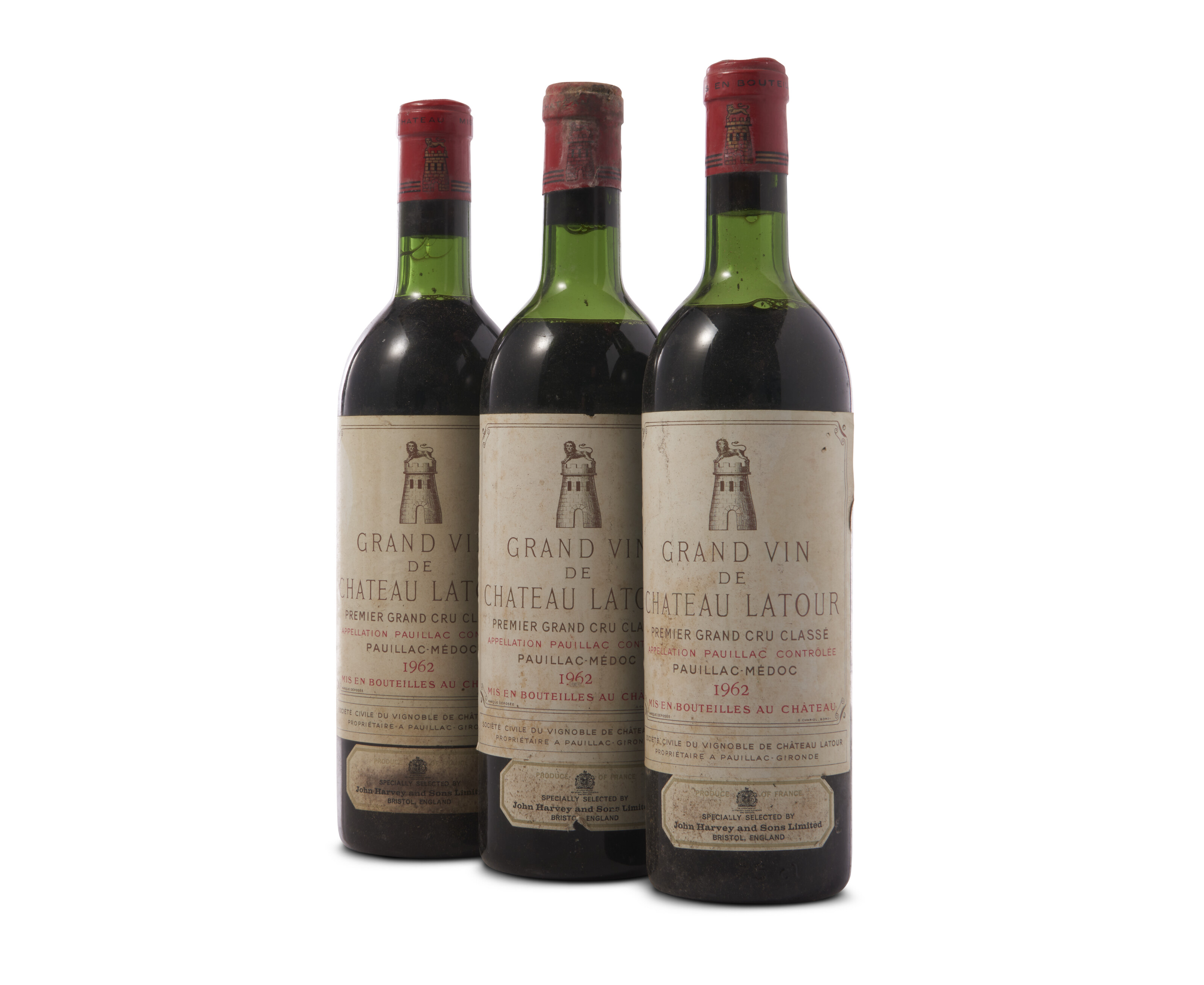 Chateau Latour Premier Cru Classe, Pauillac 1962, sold for £5,250 on 7 June 2024 at Christie's in London
