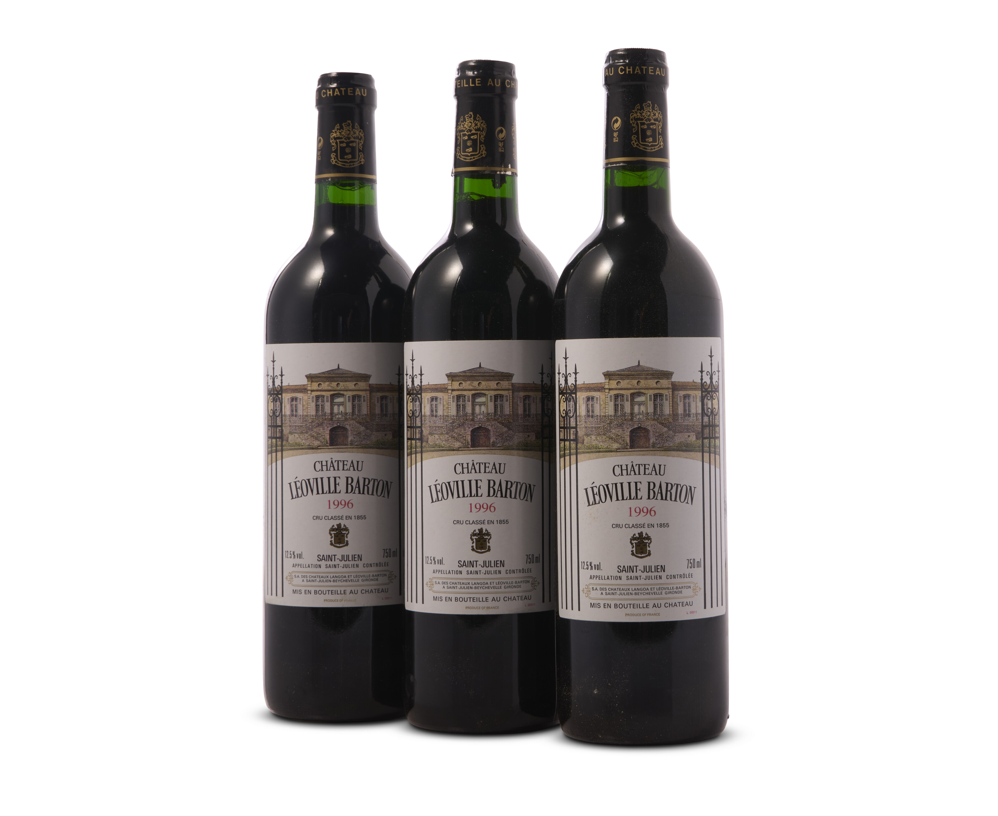 Château Léoville Barton 1996, SaintJulien, 2ème Cru ClasséIn original