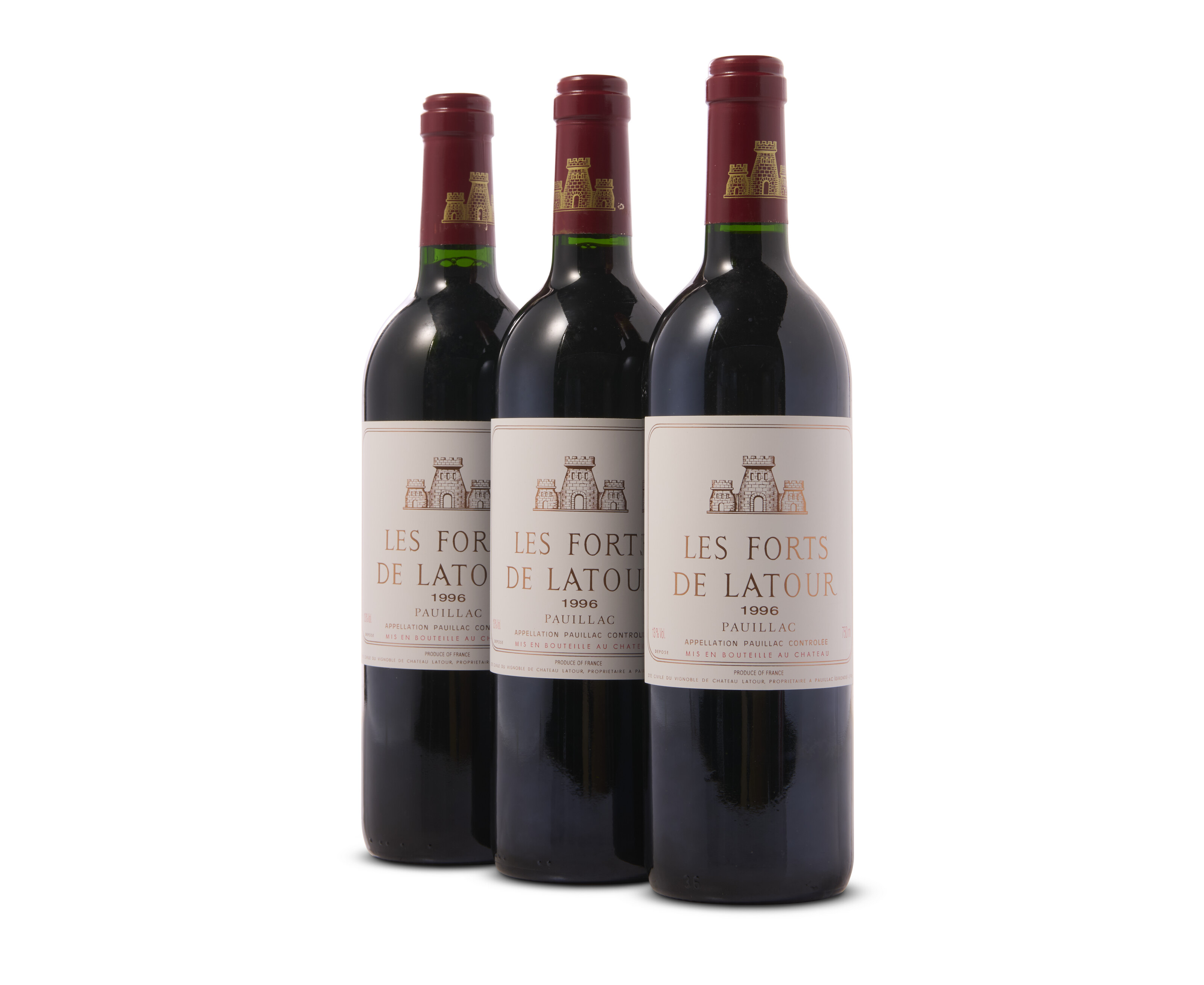 Les Forts de Latour 1996, PauillacIn original wooden case
