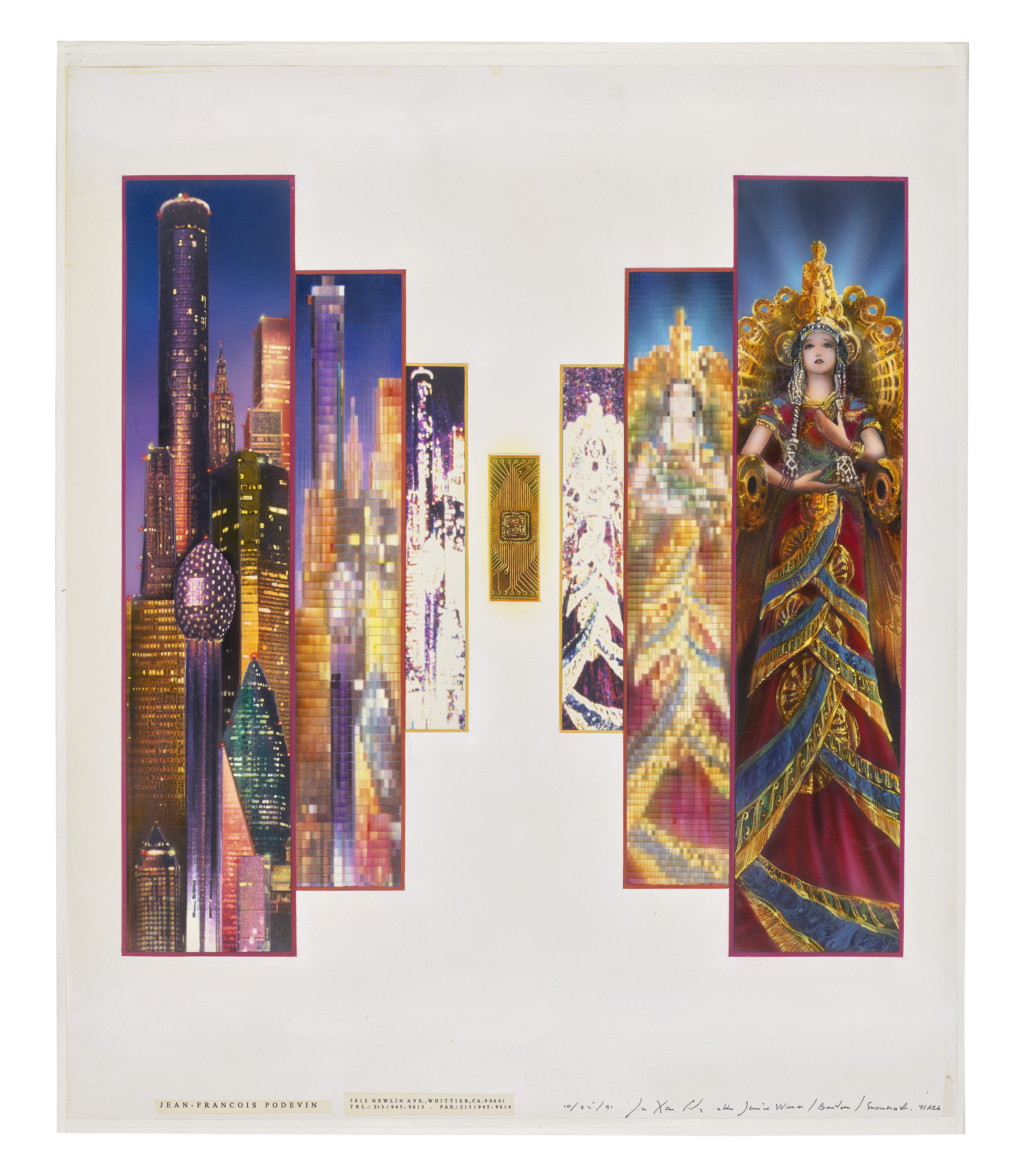 Sinclair ZX81 Software Manual: original cover artwork, John Harris