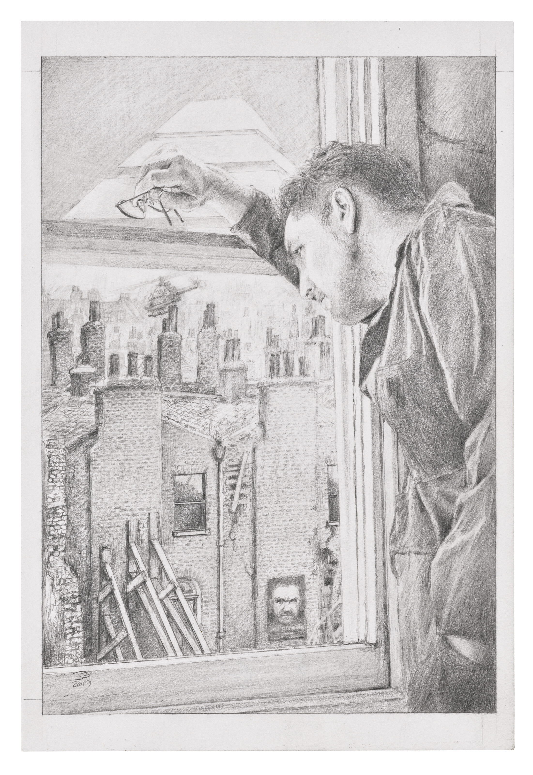 Orwell's 1984: 17 original drawings, Jim Burns | Christie's