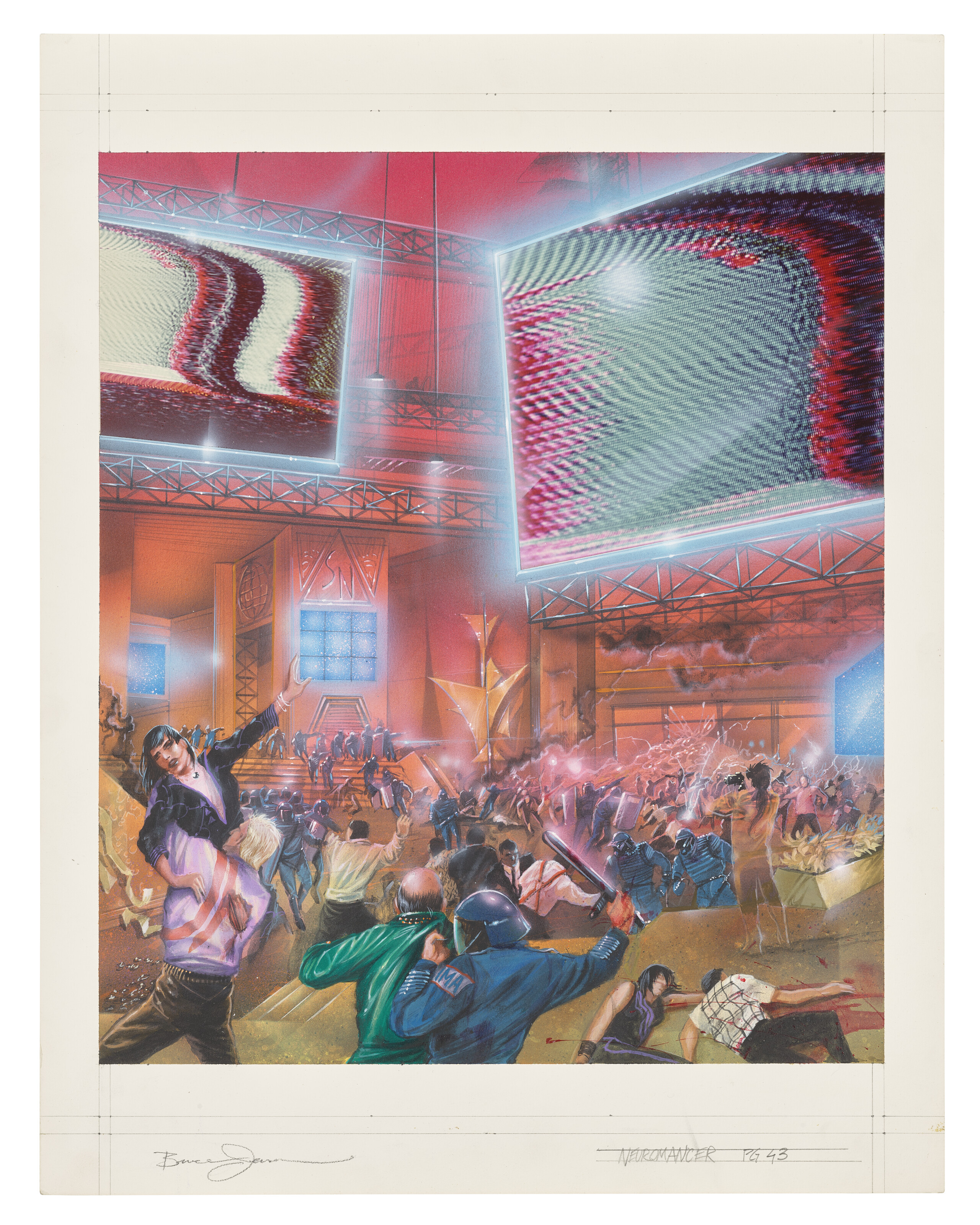 Neuromancer: original artwork for the graphic novel, Bruce Jensen