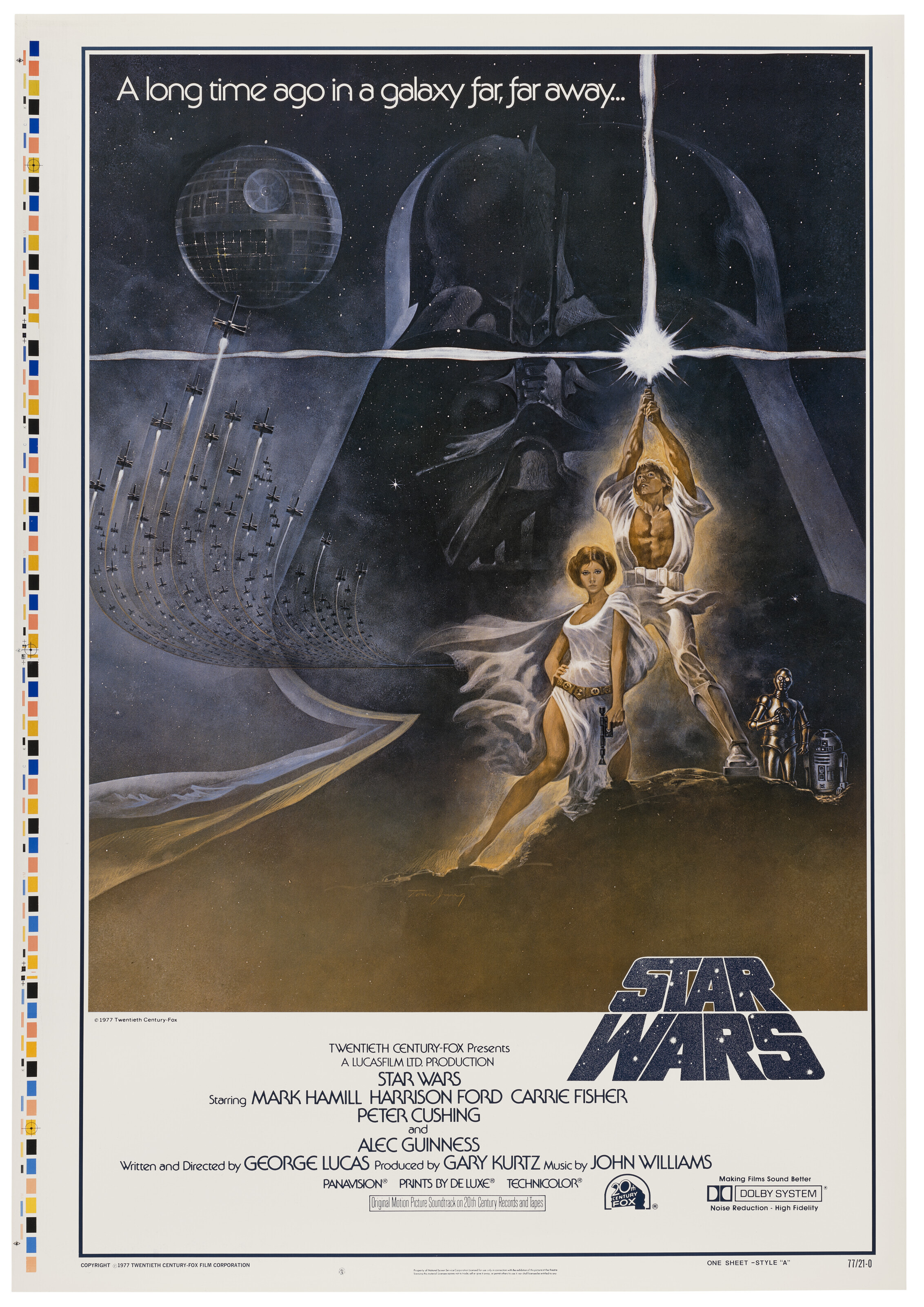 Star Wars, 1977: original vintage film poster, Tom Jung | Christie's