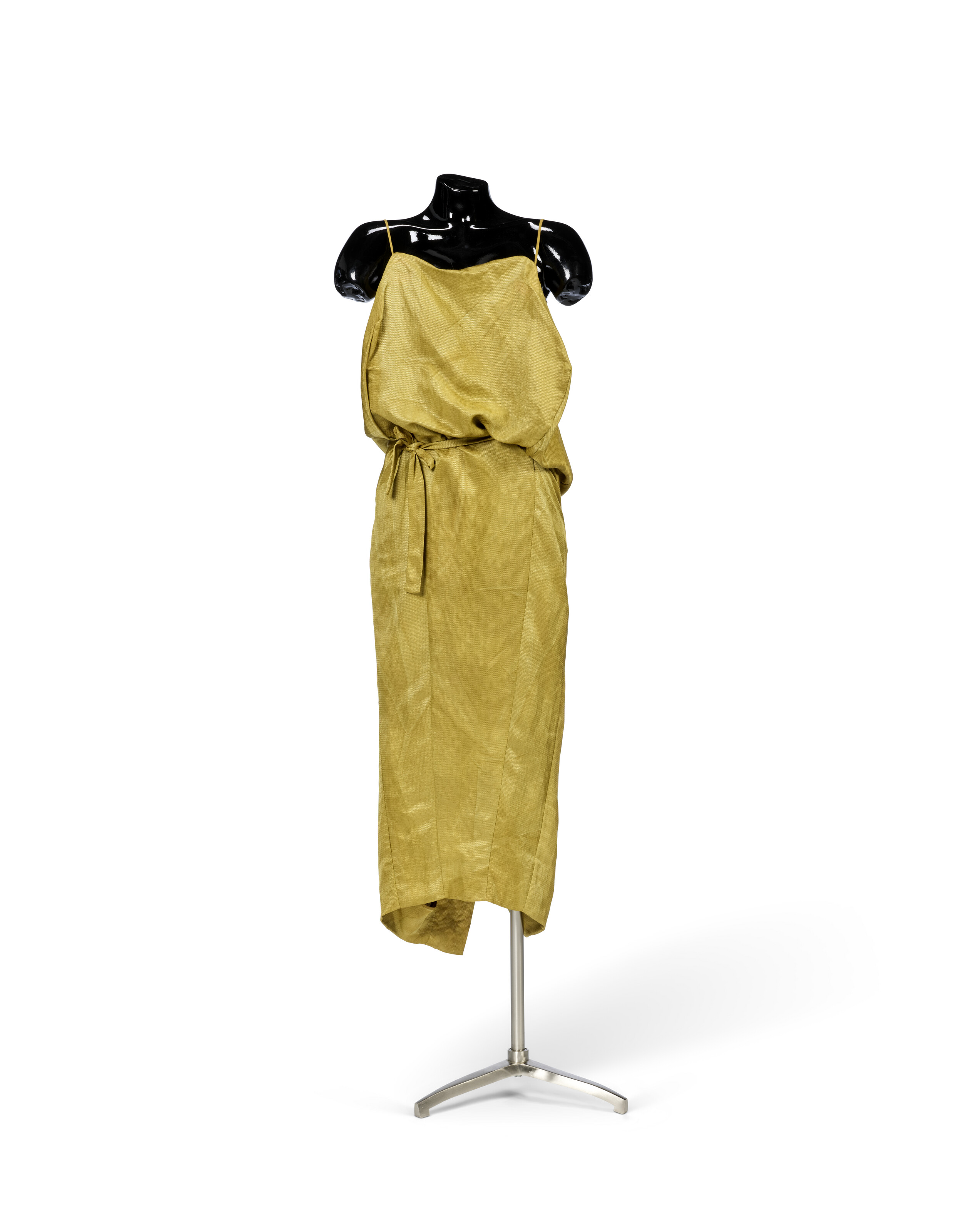 VIVIENNE WESTWOOD, '56' COLLECTION, SPRING-SUMMER 2008, A GOLD SILK DRESS  WITH INTERIOR BODICE AND BONING DRESS | Christie's