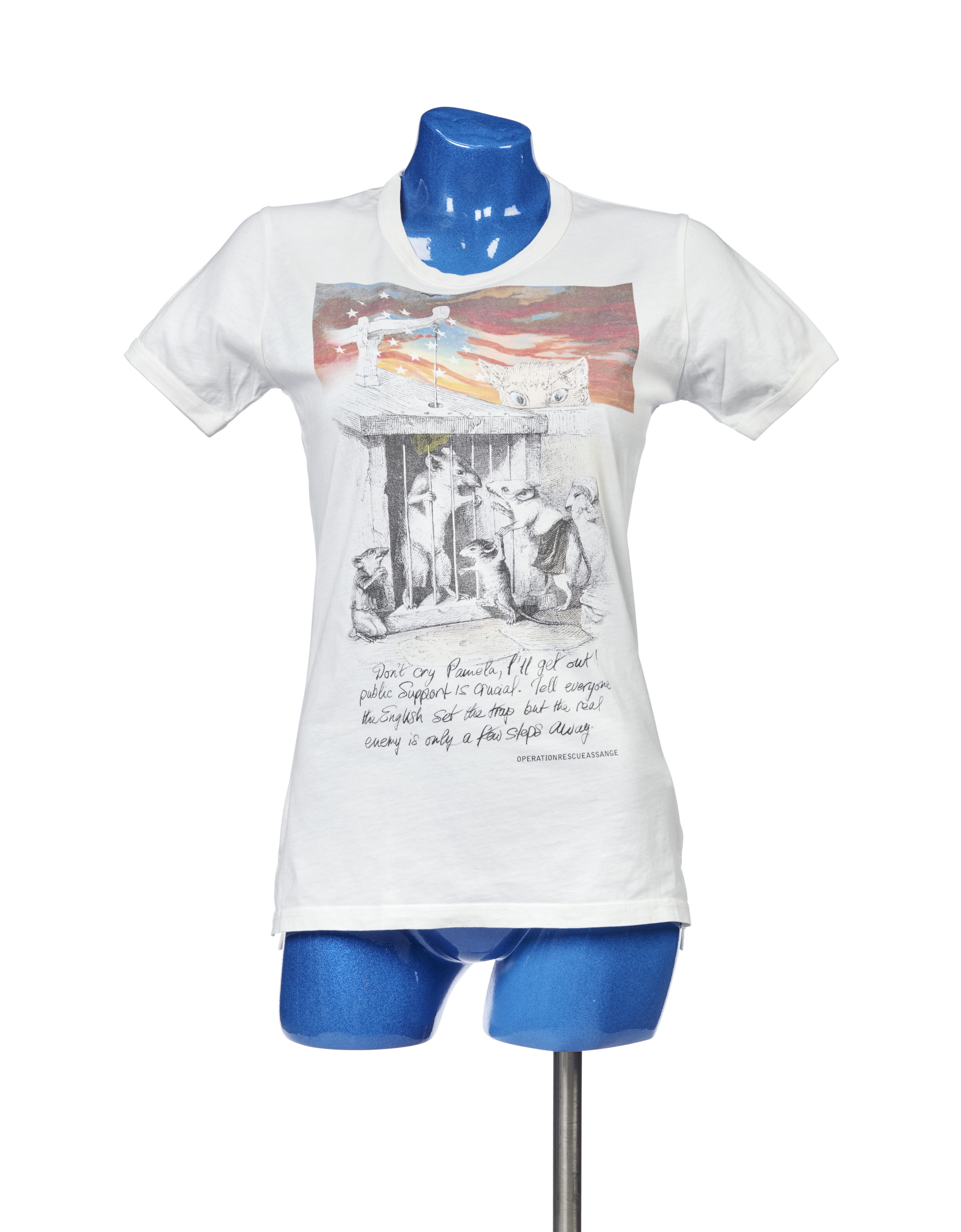 VIVIENNE WESTWOOD, CIRCA 2006, A WHITE COTTON 'INNOCENT' T-SHIRT