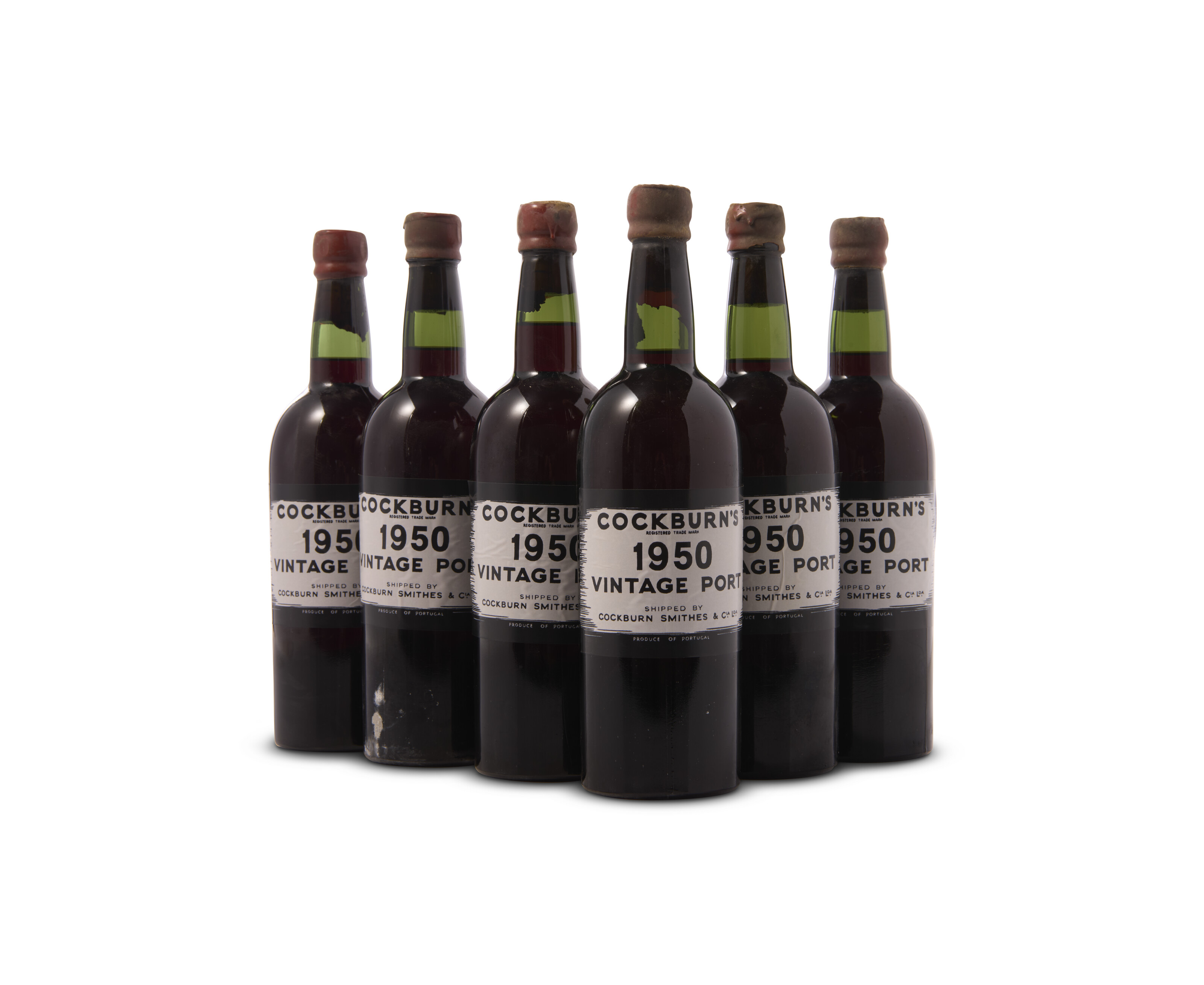 Cockburn's, Vintage Port 1950, offered in Fine and Rare Wines and Spirits Online, Featuring Ancient Cognac and Part II of The Historical Vintage Port from the Cellars of Raby Castle, until 6 December 2024 at Christie's Online