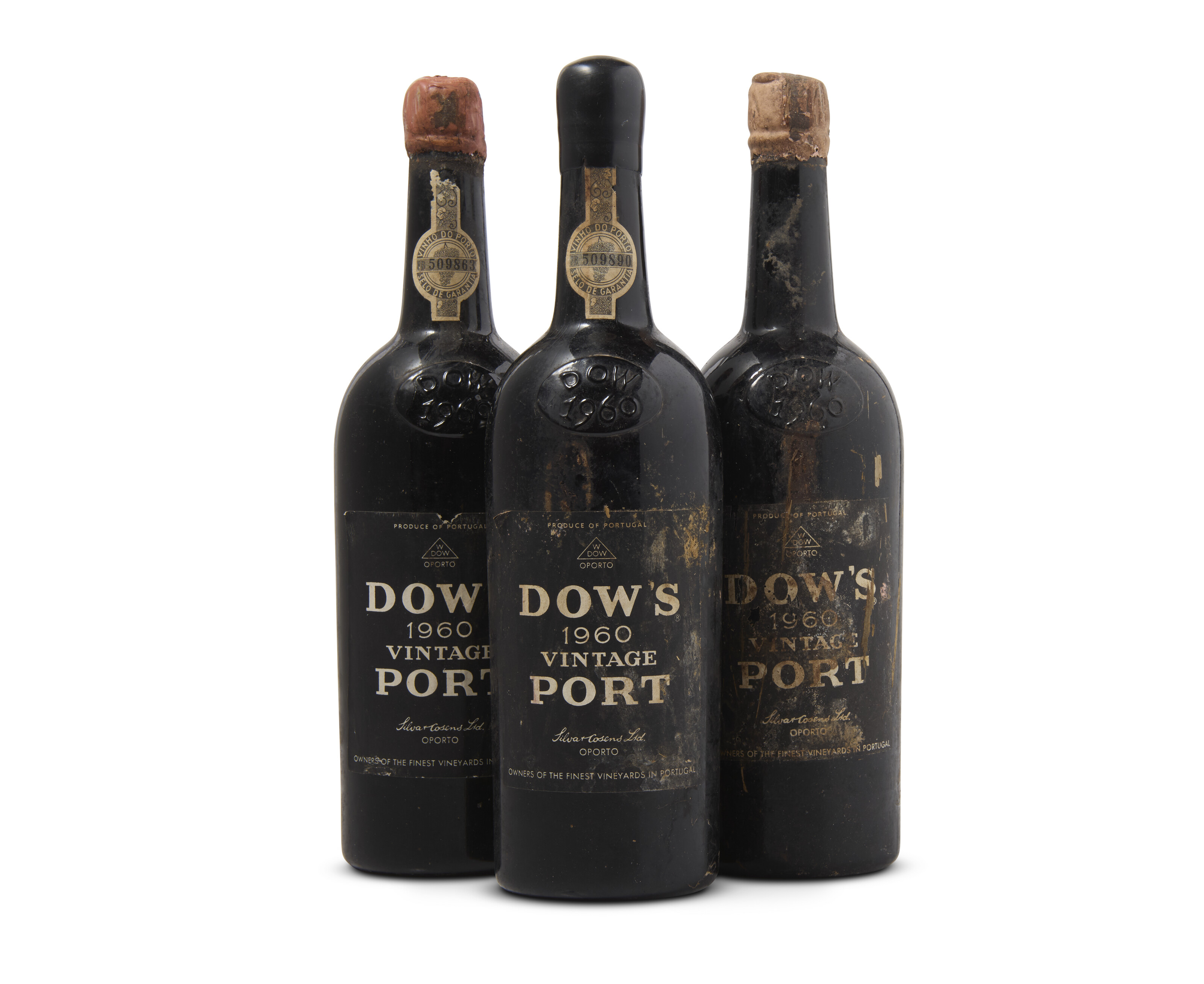 Dow's, Vintage Port 1960, offered in Fine and Rare Wines and Spirits Online, Featuring Ancient Cognac and Part II of The Historical Vintage Port from the Cellars of Raby Castle, until 6 December 2024 at Christie's Online