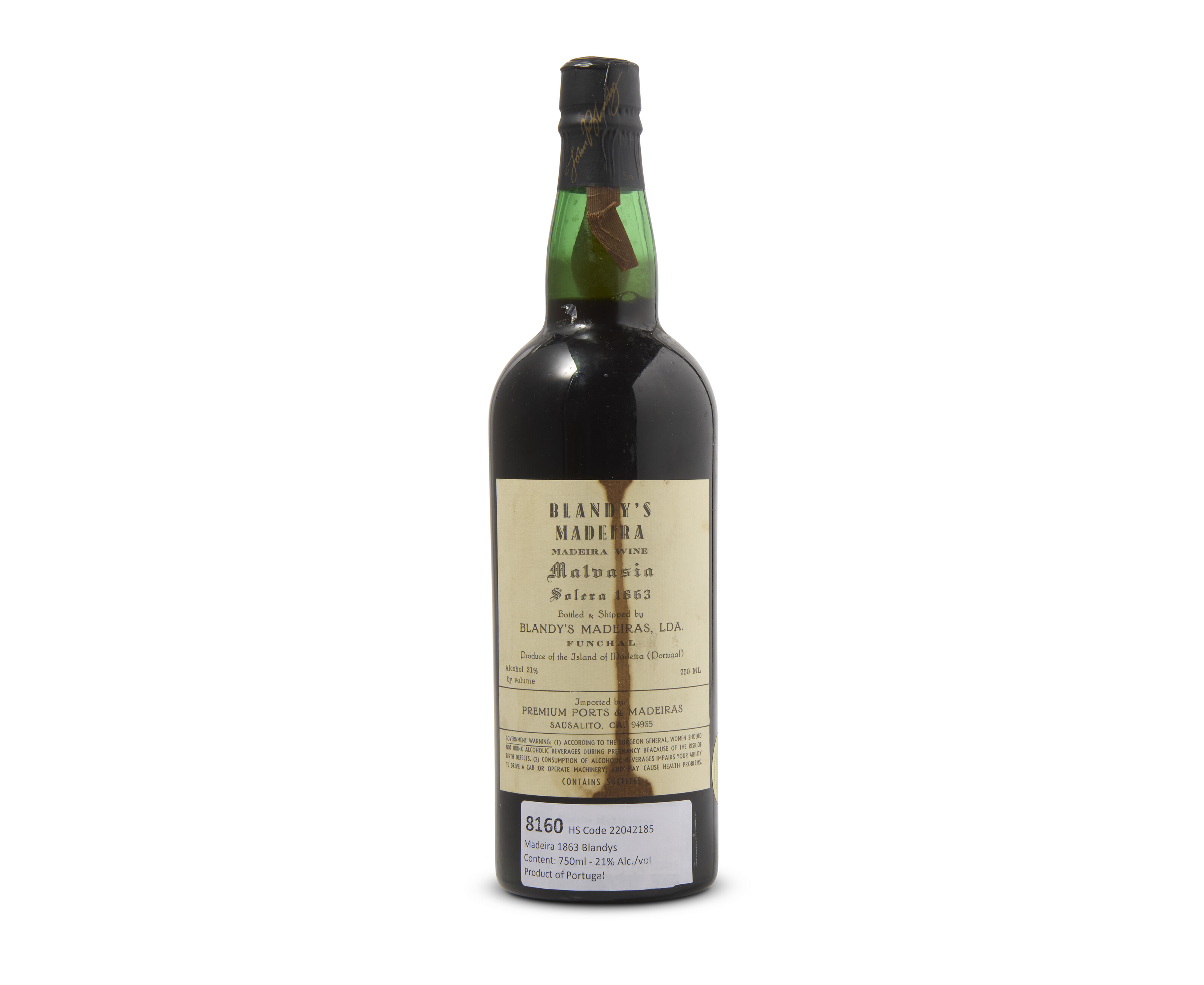 Berry Brothers & Rudd, Bual Solera Madeira 1845, Ex Sotheby's