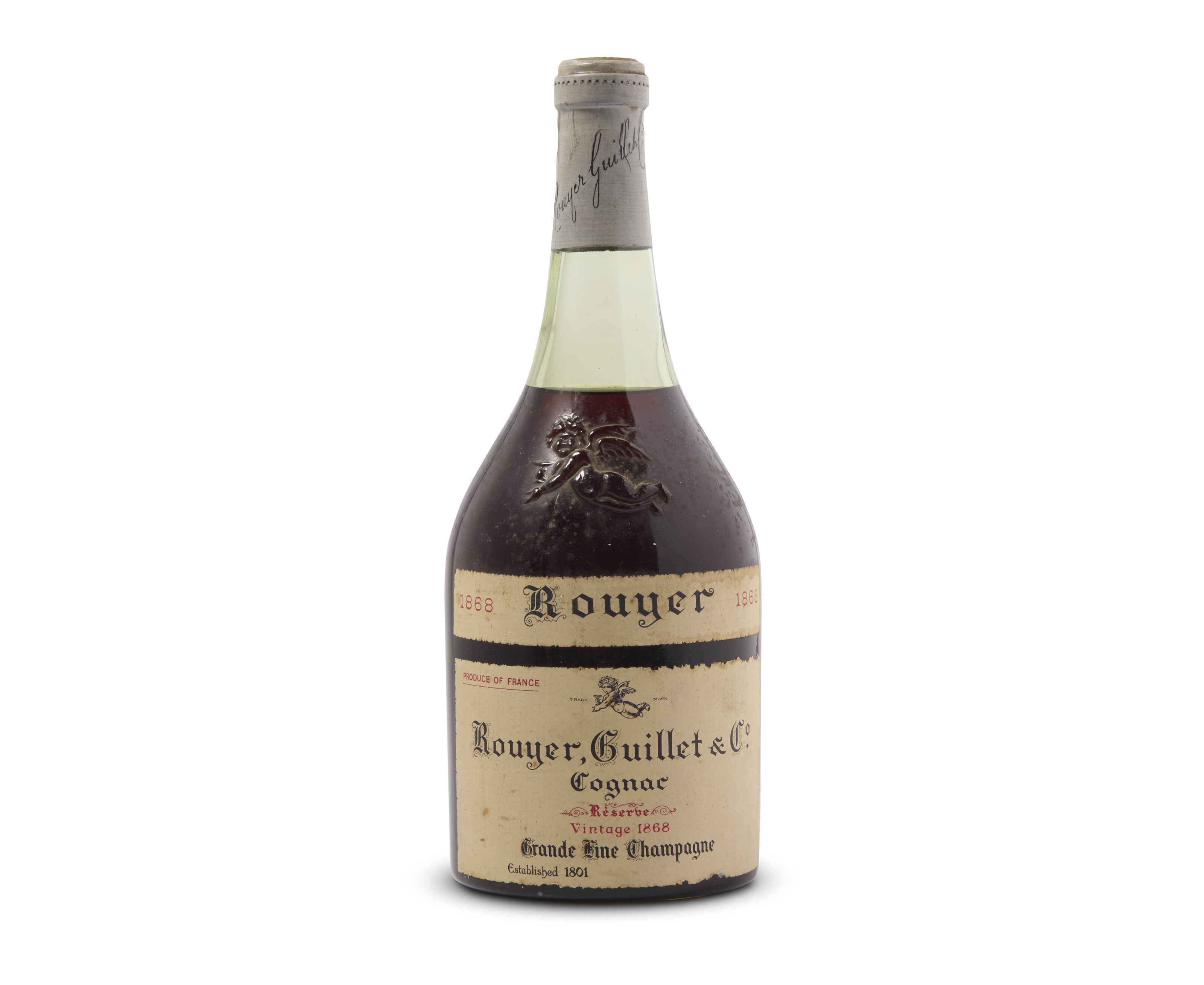 Rouyer Guillet & Co, Fine Champagne Cognac 1865, Ex Christie's