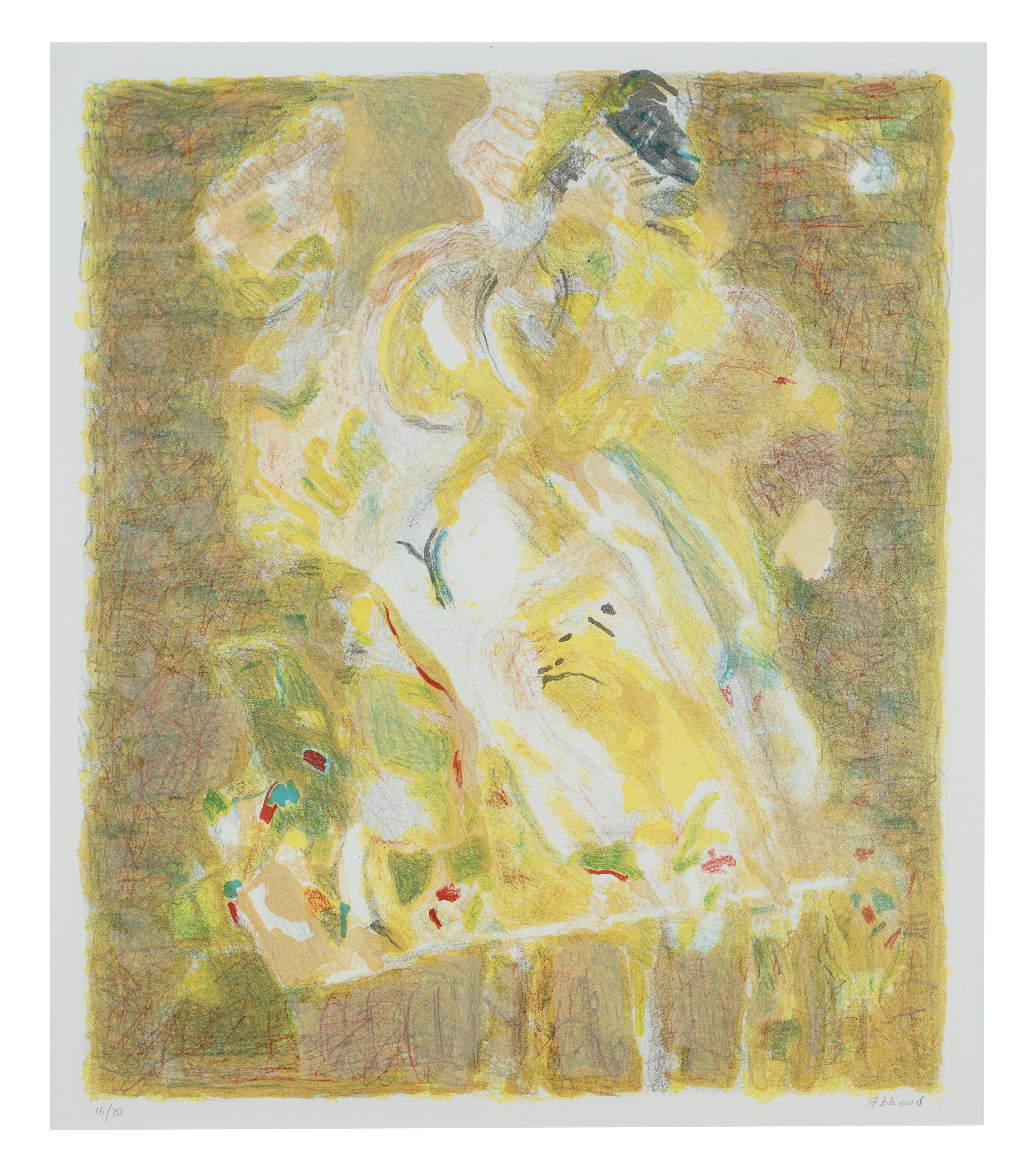 SHAFIC ABBOUD (1926, BIKFAIYA – 2004, PARIS), Portrait de l'Oiseau ...