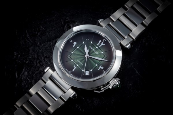CARTIER, PASHA WSPA0022, A RARE STEEL AUTOMATIC WRISTWATCH WITH
