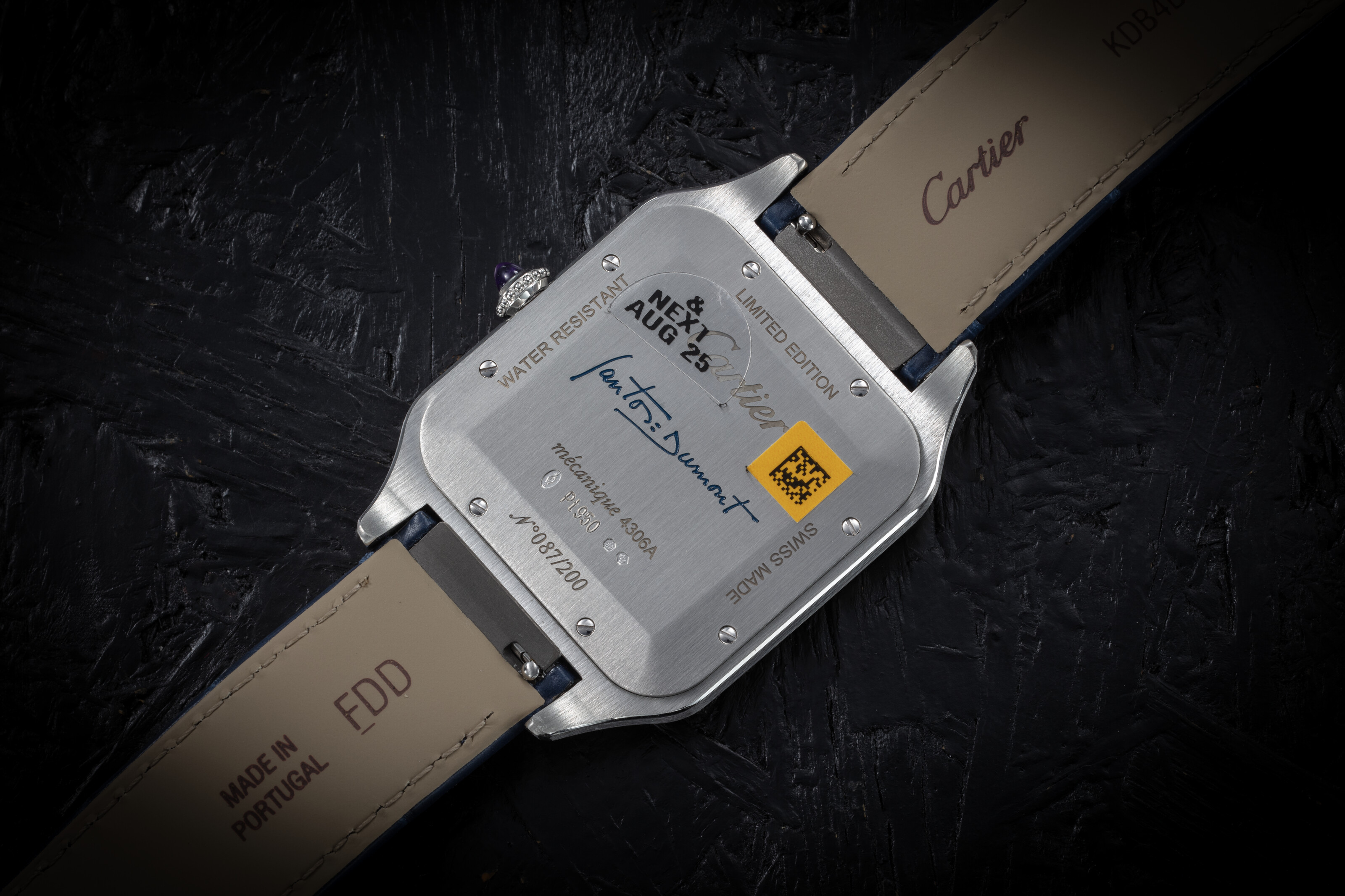 CARTIER, SANTOS DUMONT REF. 4306A, A LIMITED EDITION PLATINUM
