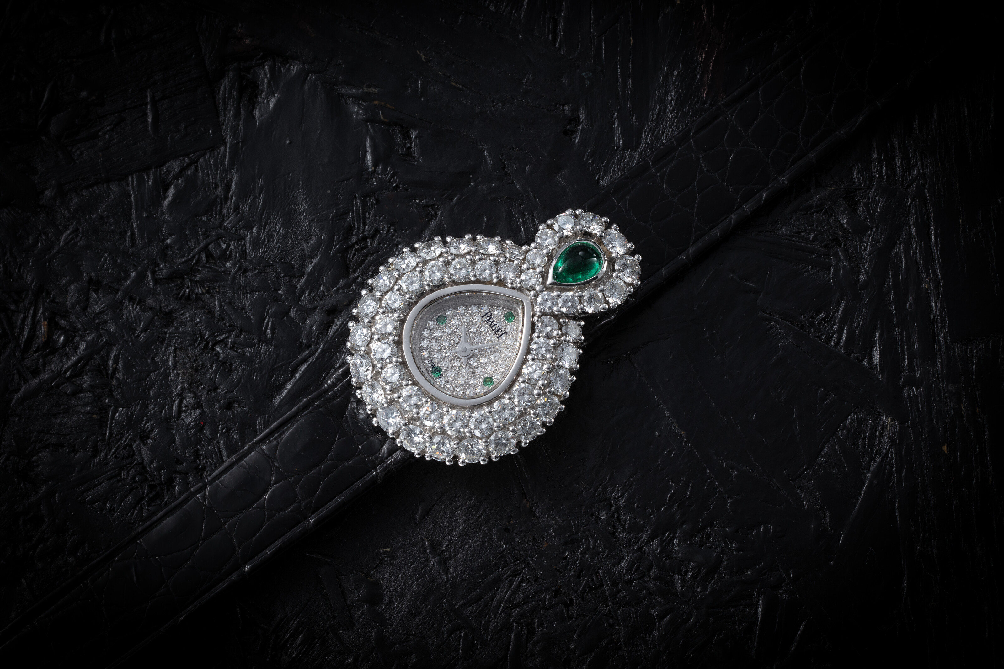 PIAGET, REF. 20884, A GOLD, DIAMOND AND EMERALD-SET WRISTWATCH