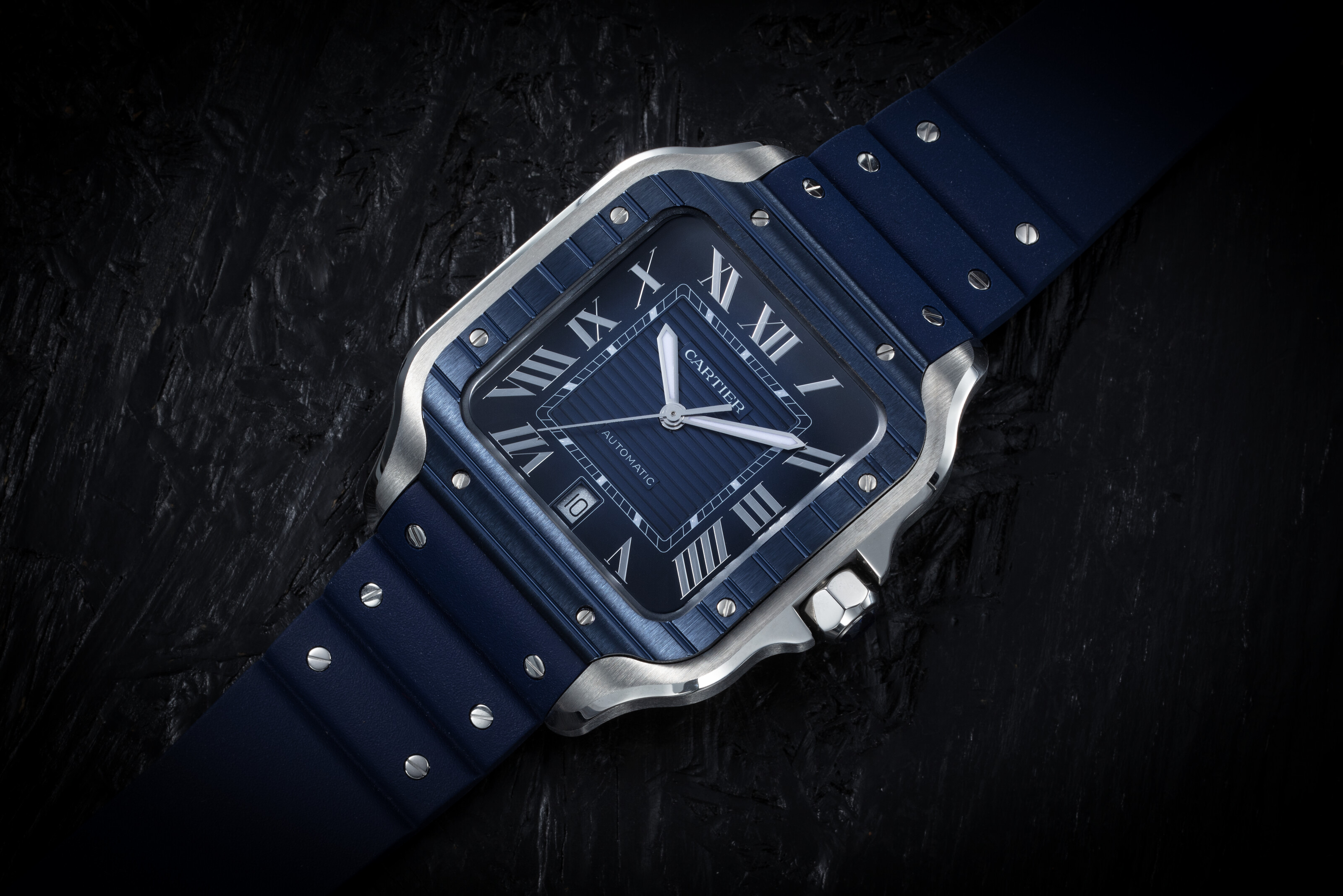 CARTIER SANTOS DE CARTIER, REF. WSSA0048, A FINE STEEL AUTOMATIC