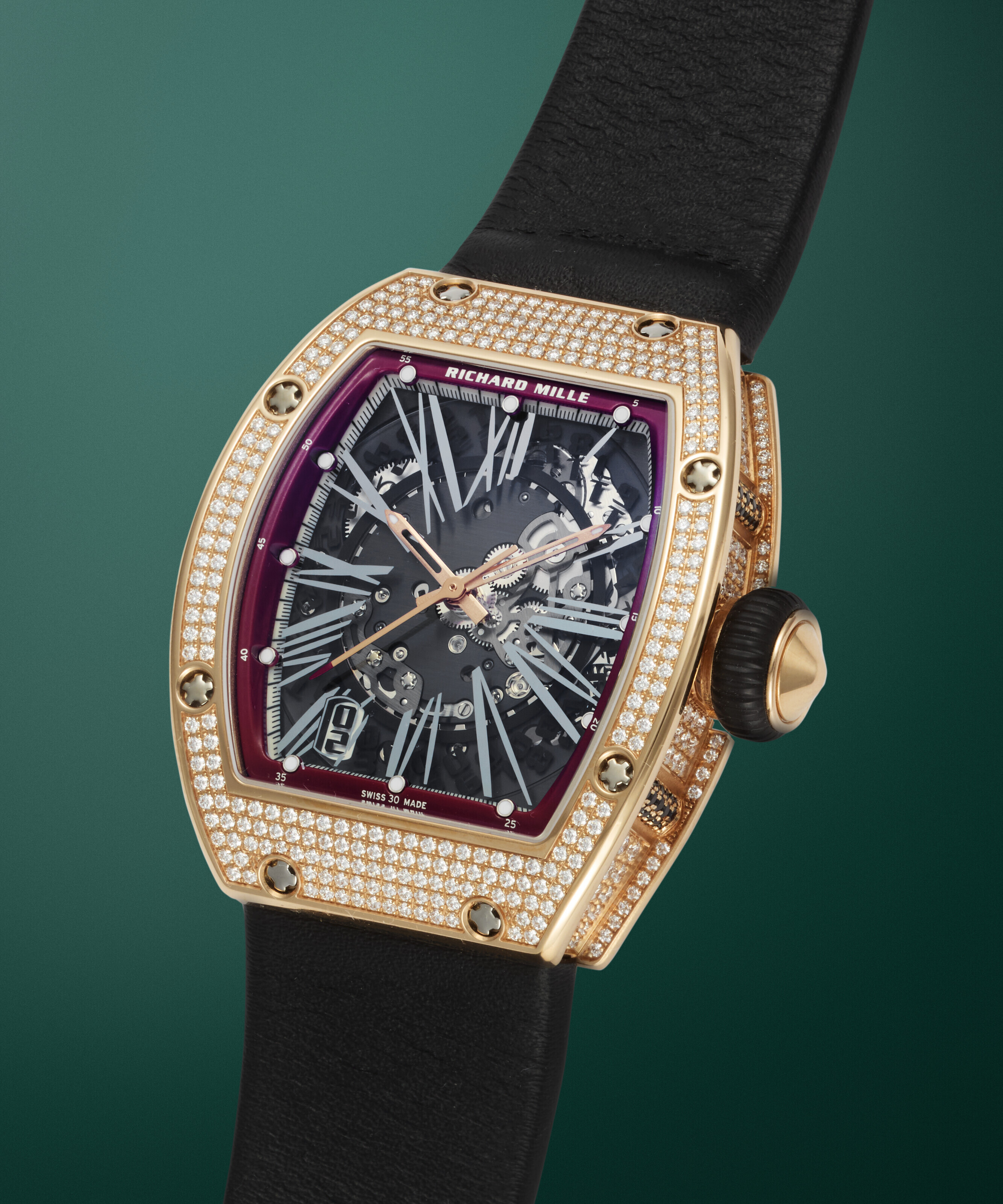 RICHARD MILLE RM023, A RARE AND ATTRACTIVE GOLD AND DIAMOND-SET