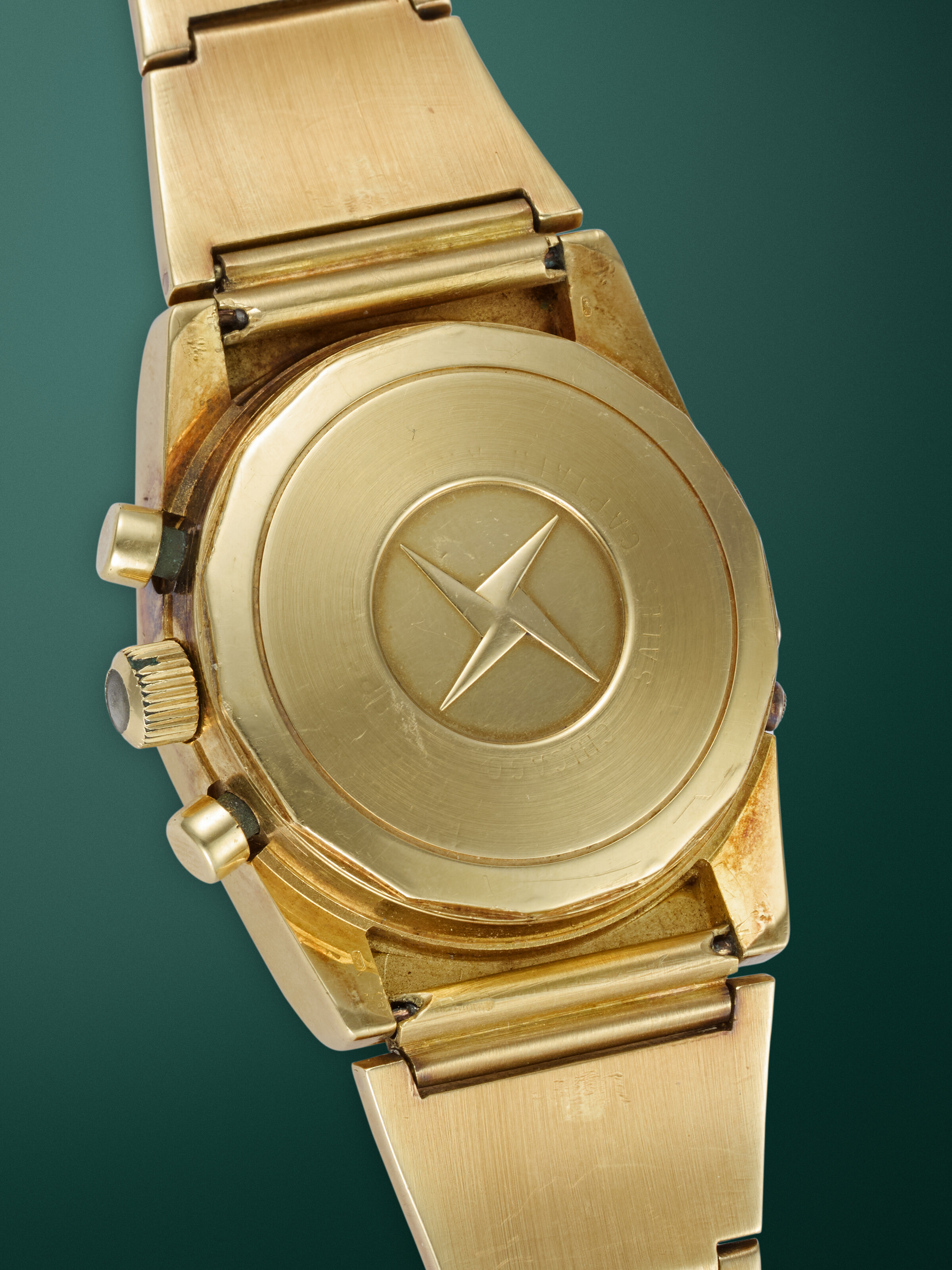 ZENITH, EL PRIMERO LUNA LUXE REF. 6630 , A RARE GOLD AUTOMATIC