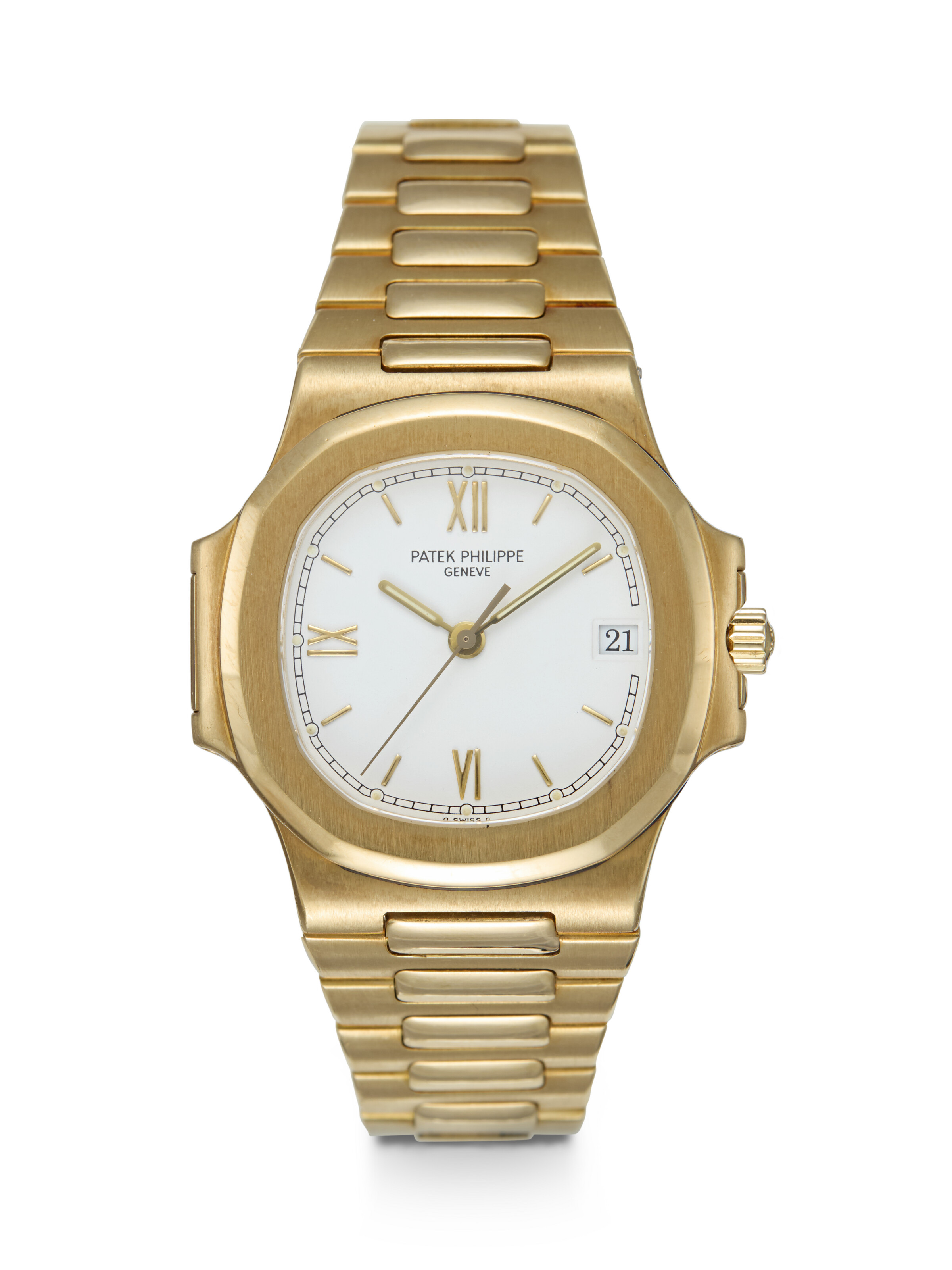 PATEK PHILIPPE, NAUTILUS REF. 3800/1, A FINE GOLD AUTOMATIC