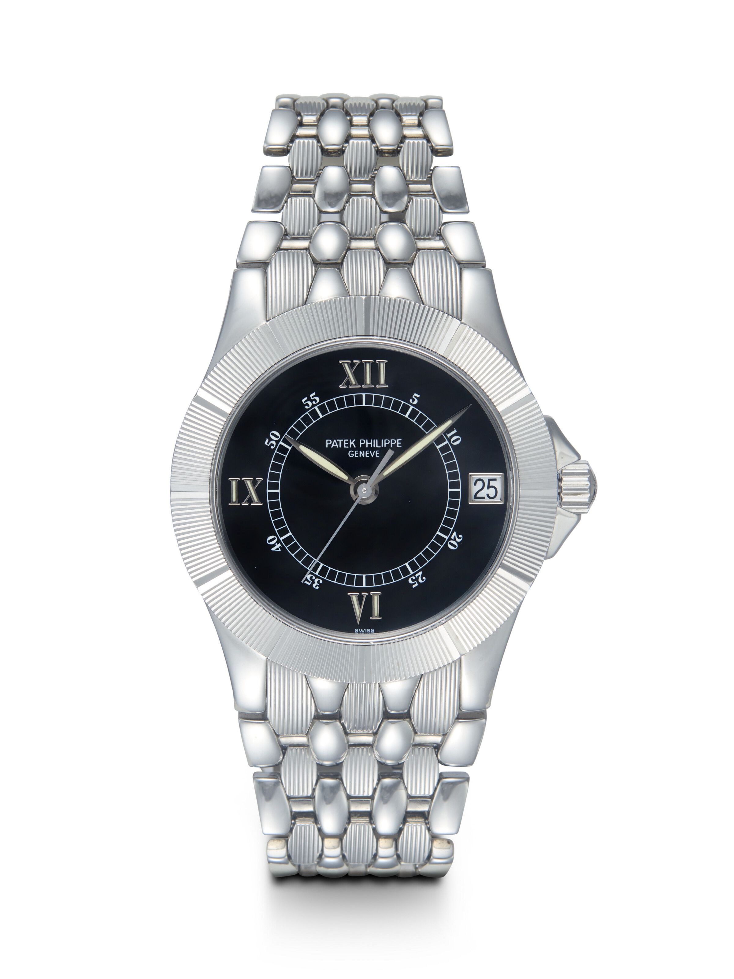 PATEK PHILIPPE, NEPTUNE REF. 5080/1, A FINE STAINLESS STEEL