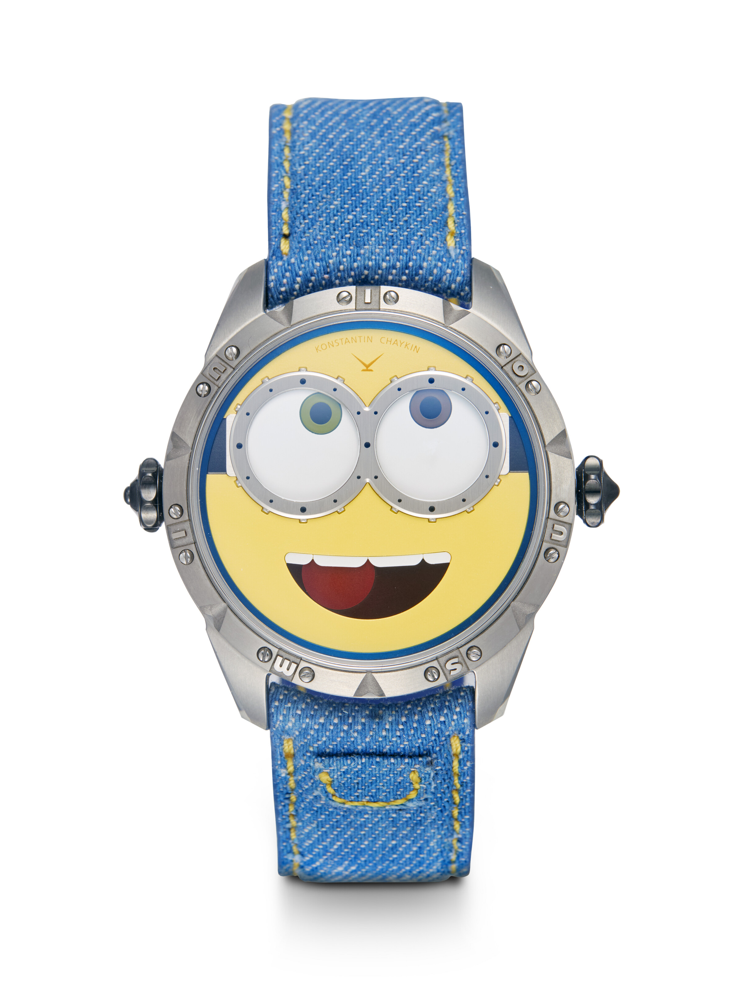 KONSTANTIN CHAYKIN, MINIONS, A LIMITED EDITION TITANIUM WRISTWATCH