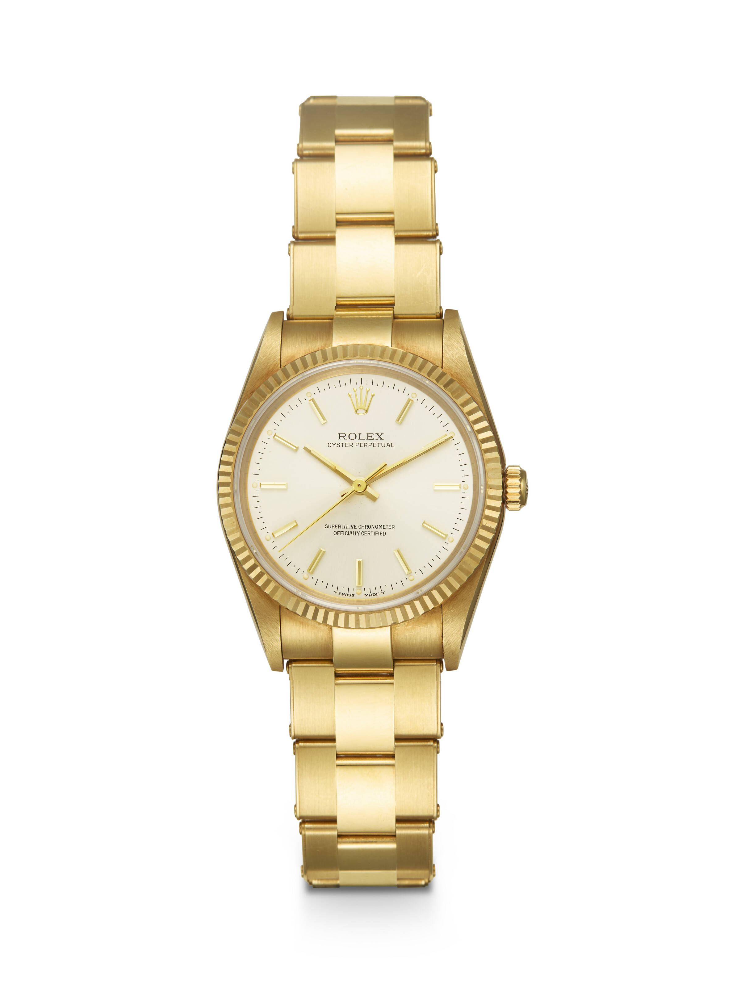 ROLEX, OYSTER PERPETUAL REF. 14238, A WELL-PRESERVED GOLD