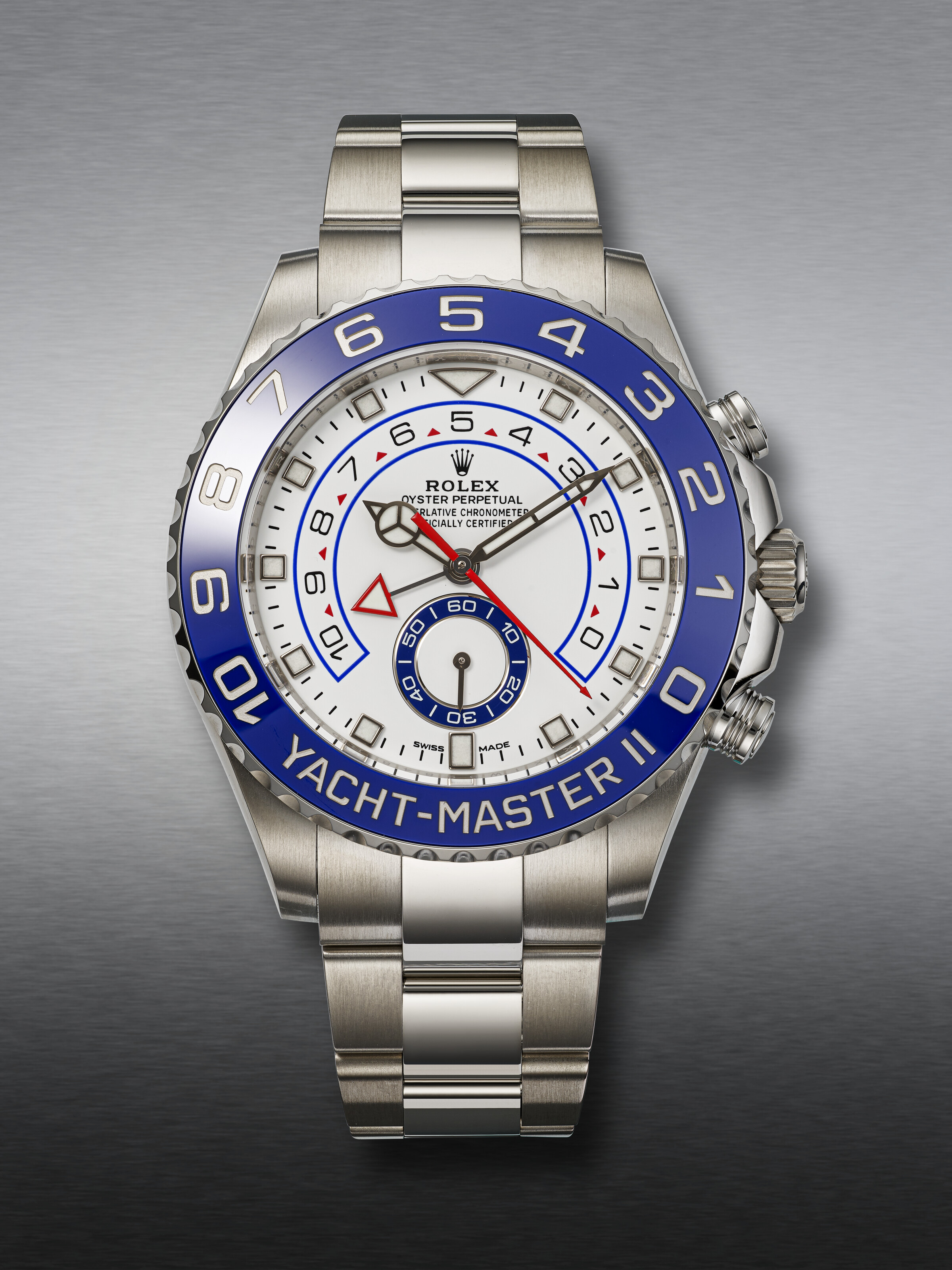 ROLEX STAINLESS STEEL FLYBACK REGATTA TIMER YACHT MASTER II REF. 116680 Christie s