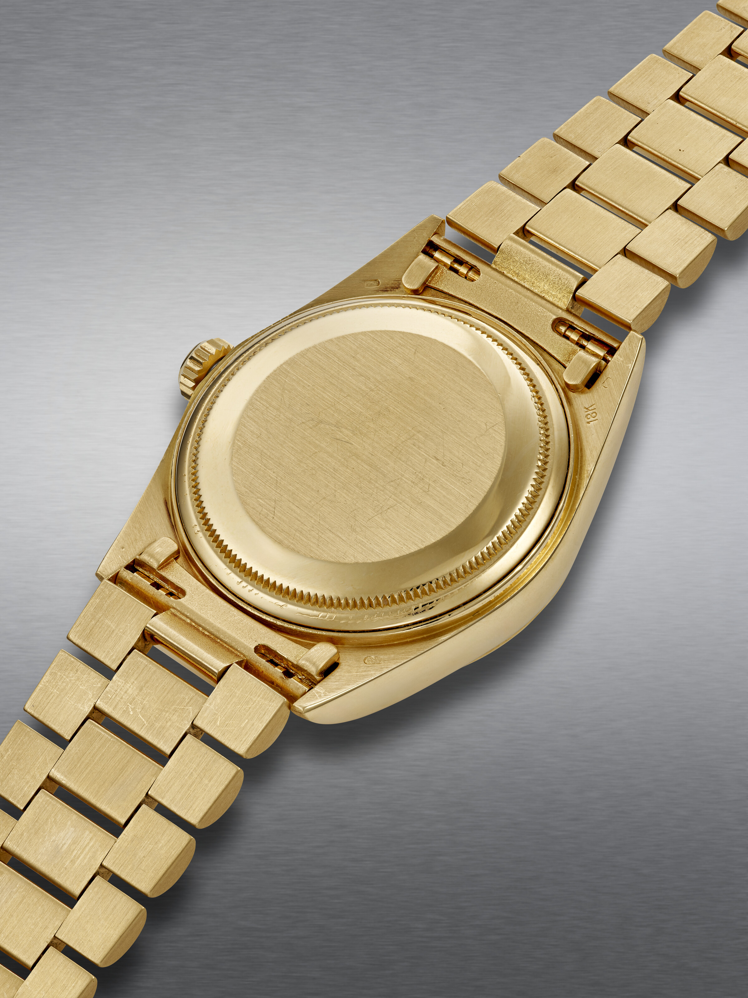 ROLEX, YELLOW GOLD 'DAY-DATE', WITH ONYX DIAL, REF. 18168