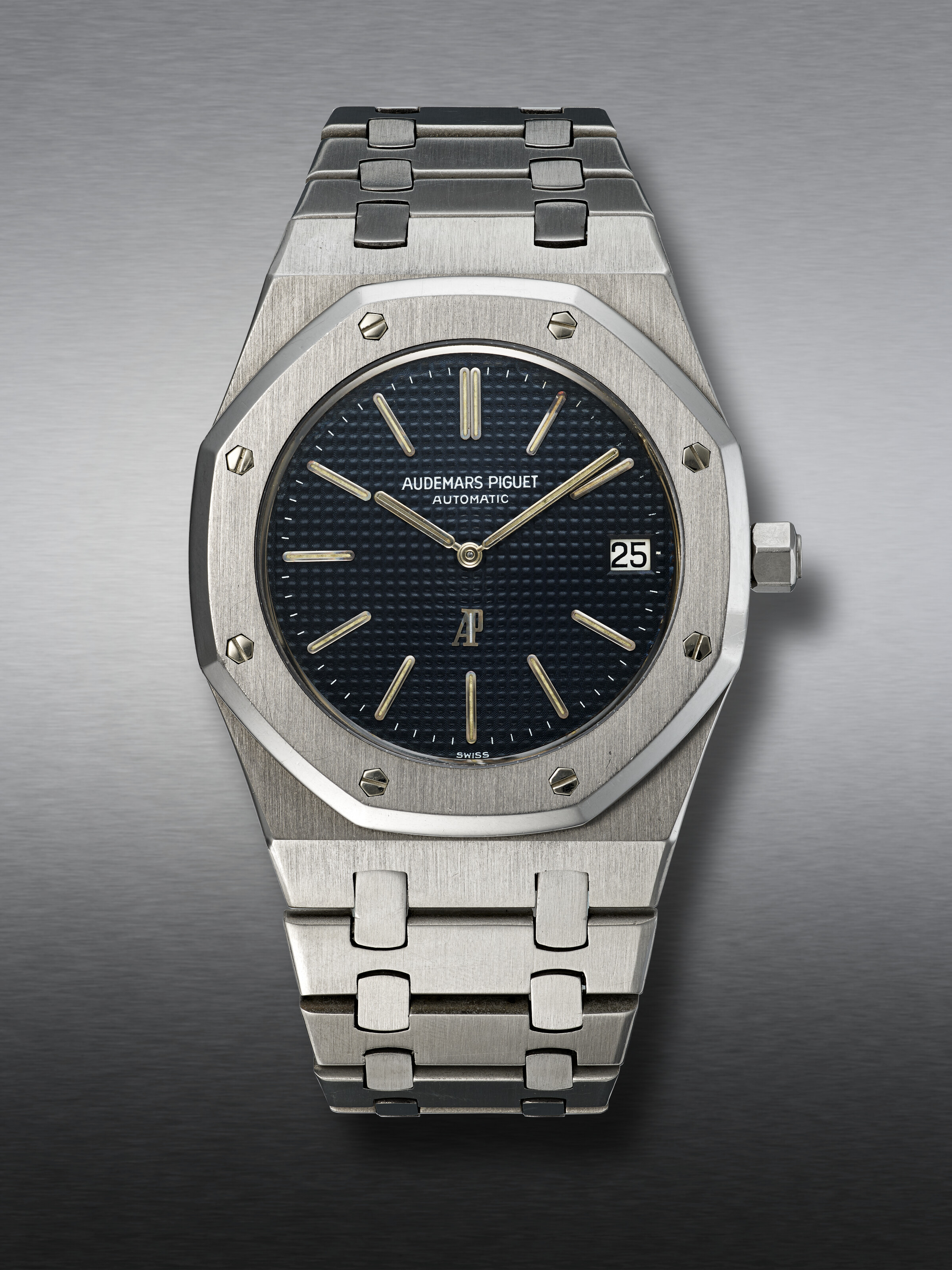 AUDEMARS PIGUET, STAINLESS STEEL 'ROYAL OAK, A SERIES', REF