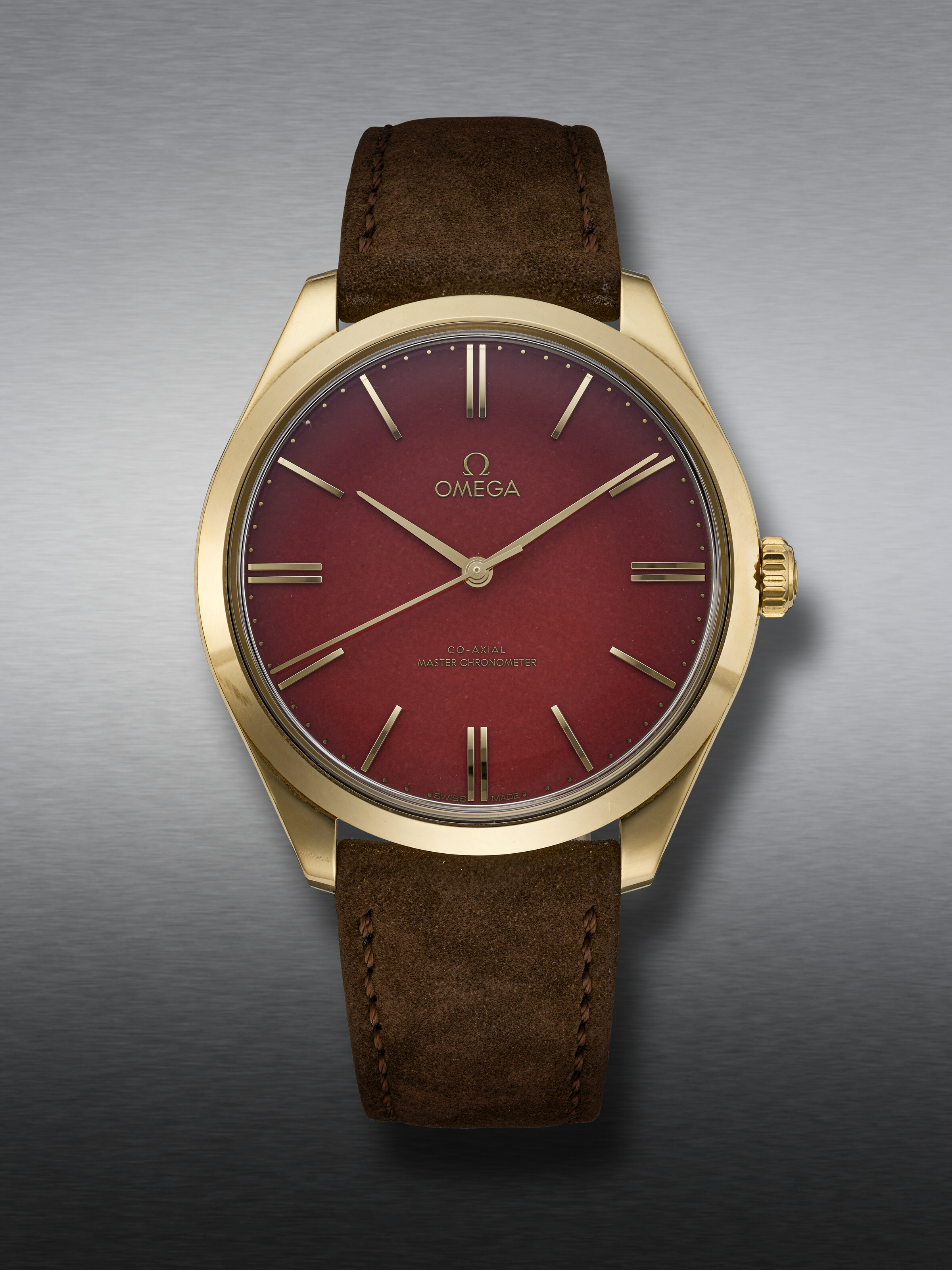 OMEGA, YELLOW GOLD 'DE VILLE TRESOR', 125TH ANNIVERSARY EDITION