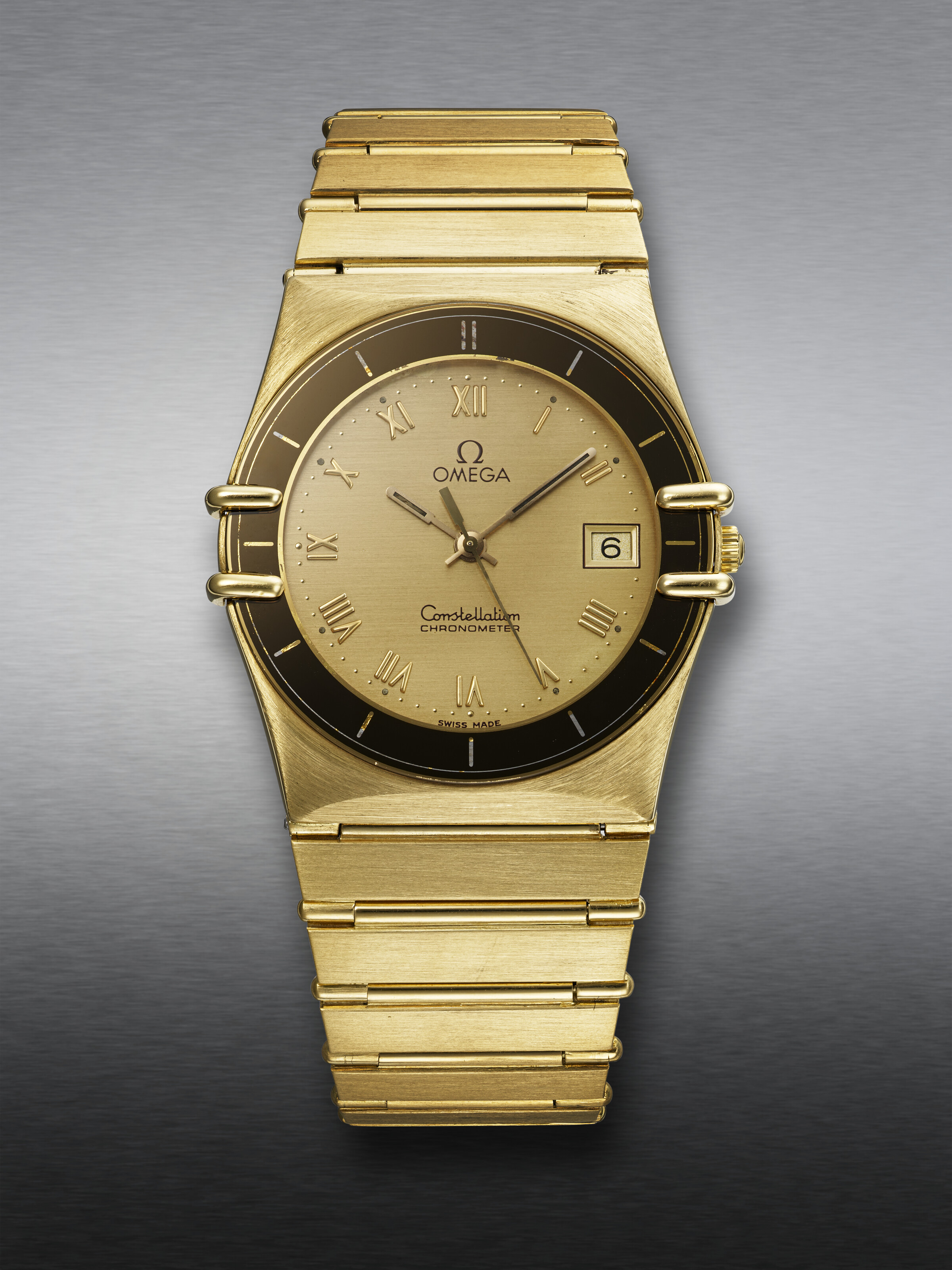 OMEGA, YELLOW GOLD 'CONSTELLATION MANHATTAN', | Christie's