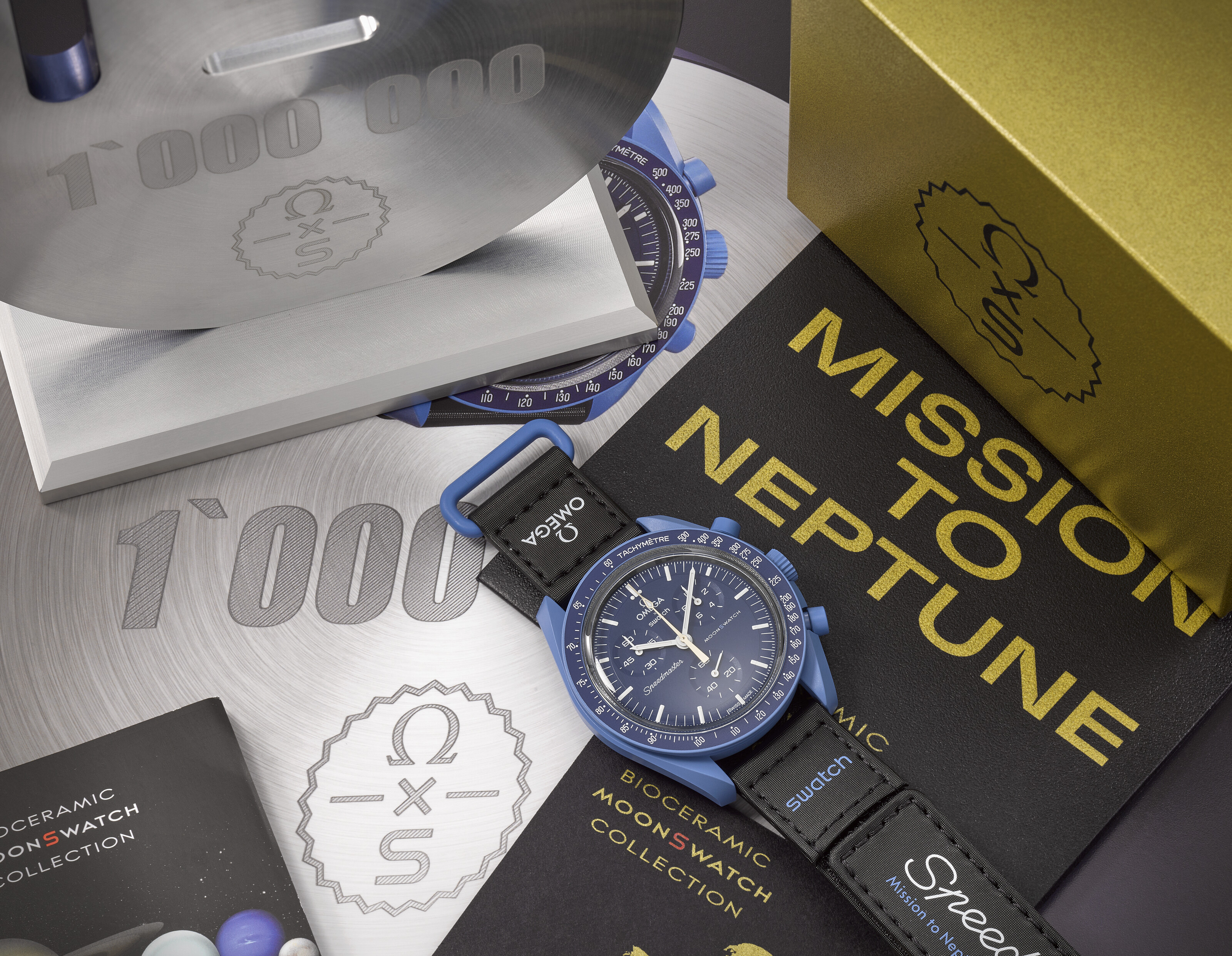 OMEGA X SWATCH. A UNIQUE AND HISTORIC ONE MILLIONTH BIOCERAMIC