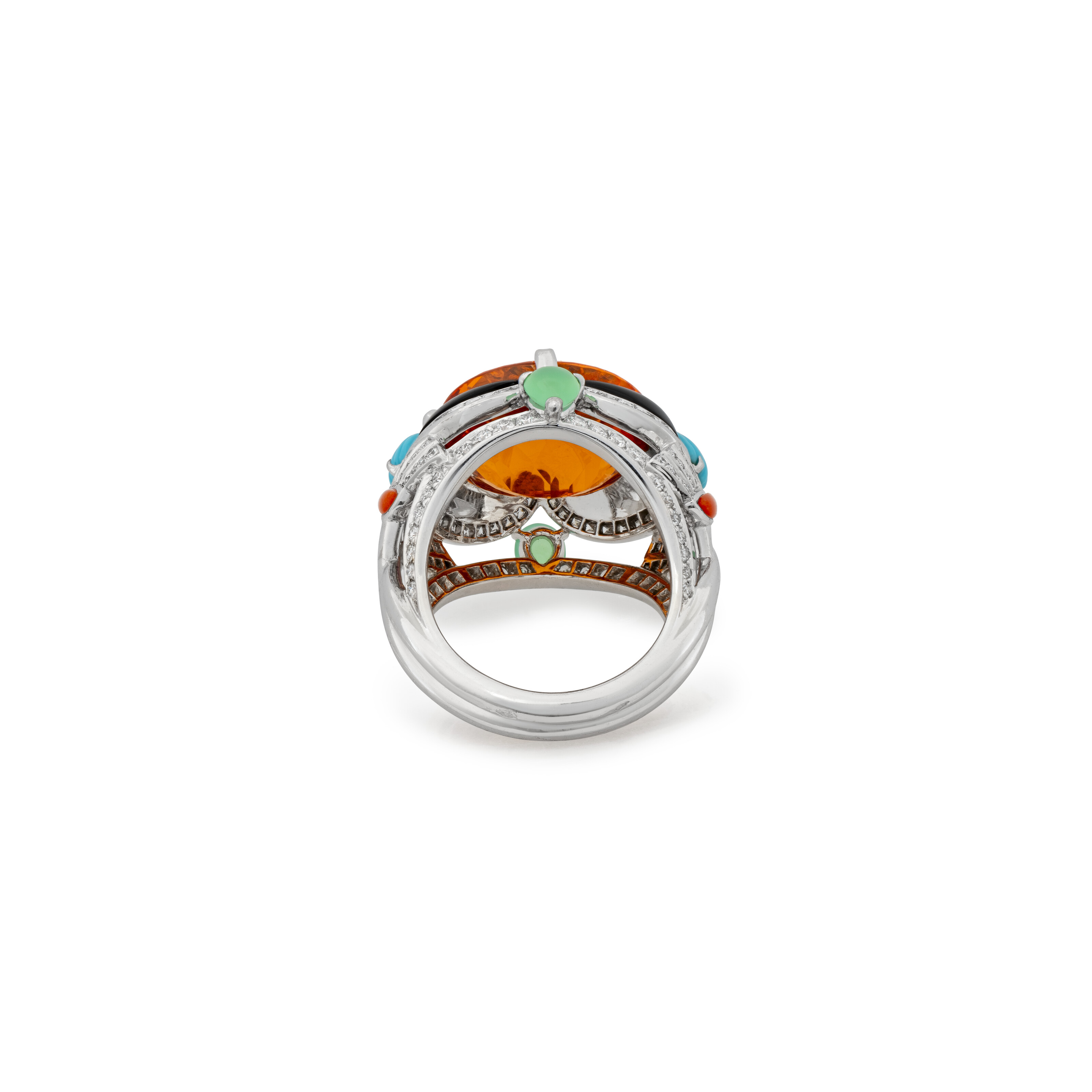 VAN CLEEF & ARPELS MULTI-GEM COCKTAIL RING | Christie's