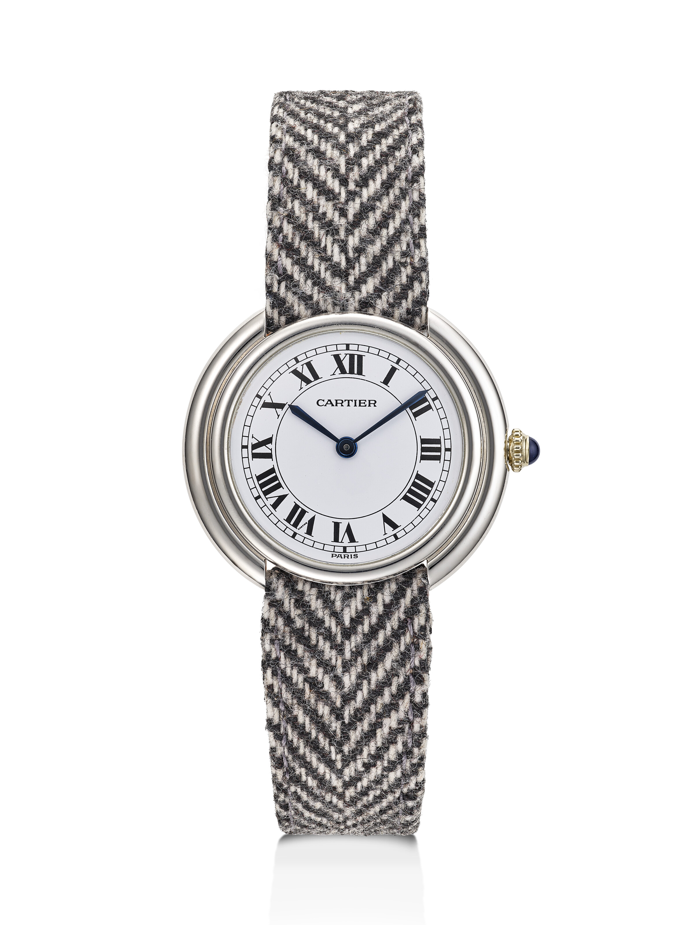 CARTIER, LARGE WHITE GOLD 'VENDOME', CASE NO: 780900773 | Christie's