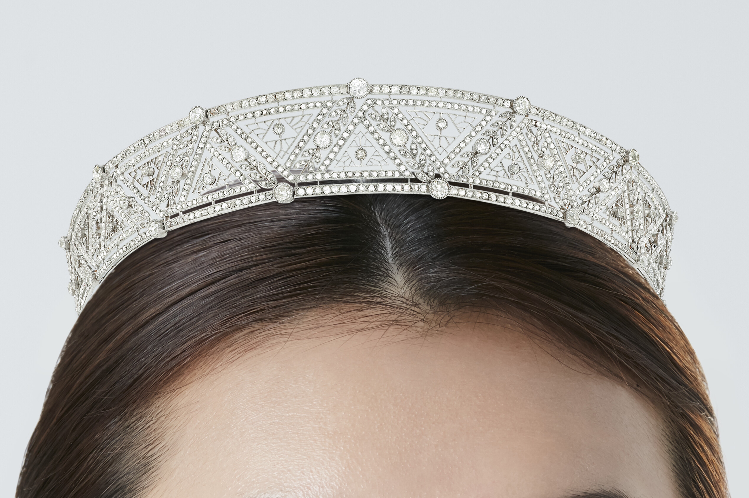NWT diamond tiara / headband Bridal Headband Headpiece Tiara CLAUDE | EDEN LUXE Bridal main image 2