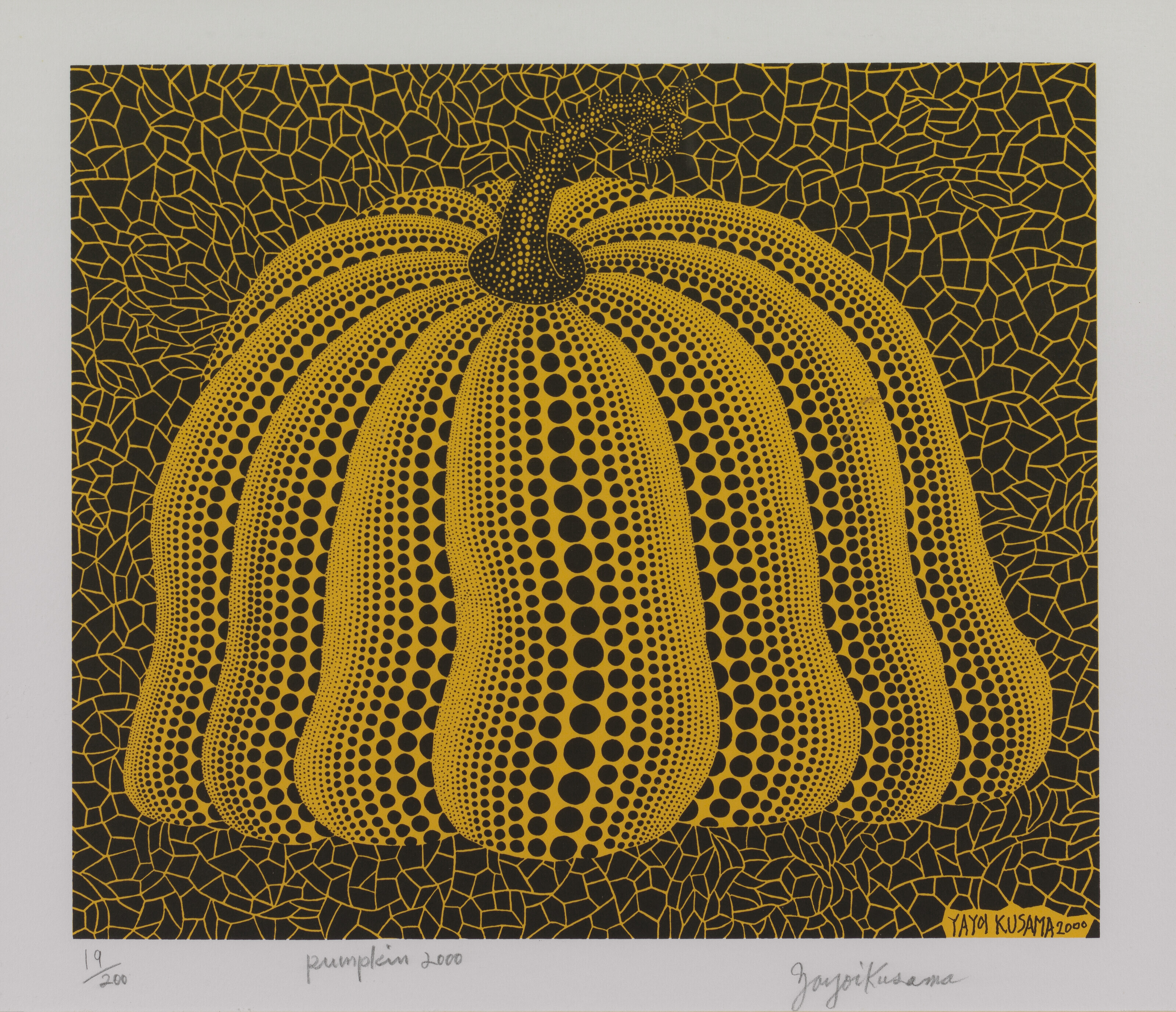 YAYOI KUSAMA (B. 1929), Pumpkin 2000 (Yellow) | Christie