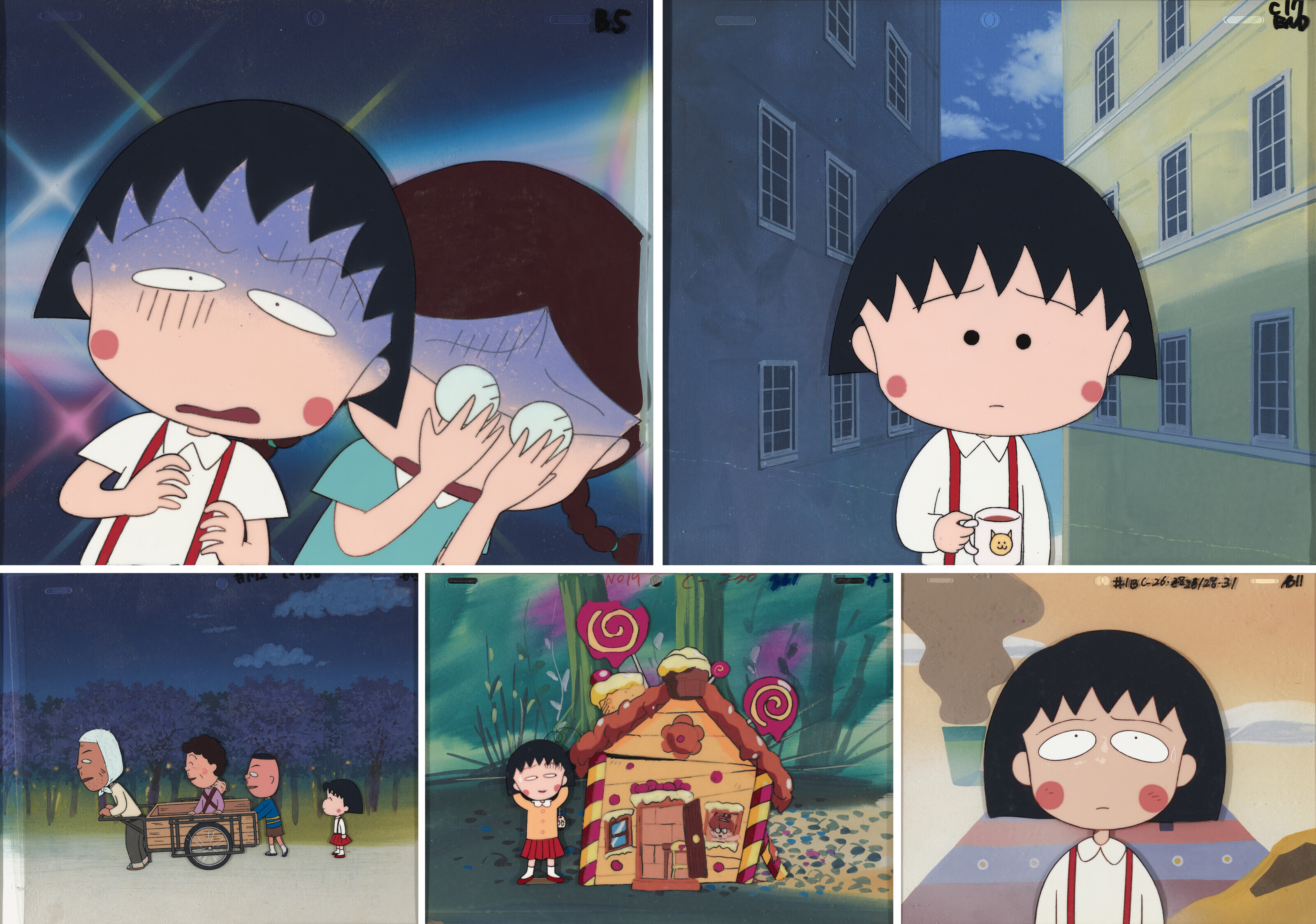 Chibi Maruko-chan りぼん レトロ anime 平成 y2k Chibi Maruko-chan by Nippon Animation, Animation Cel and Douga