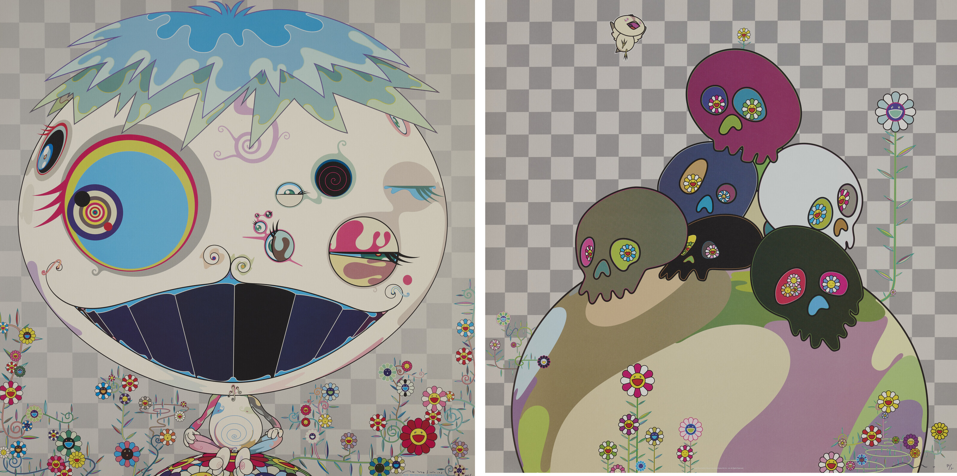 TAKASHI MURAKAMI (B. 1962), Skulls Rock & Jelly Fish | Christie's