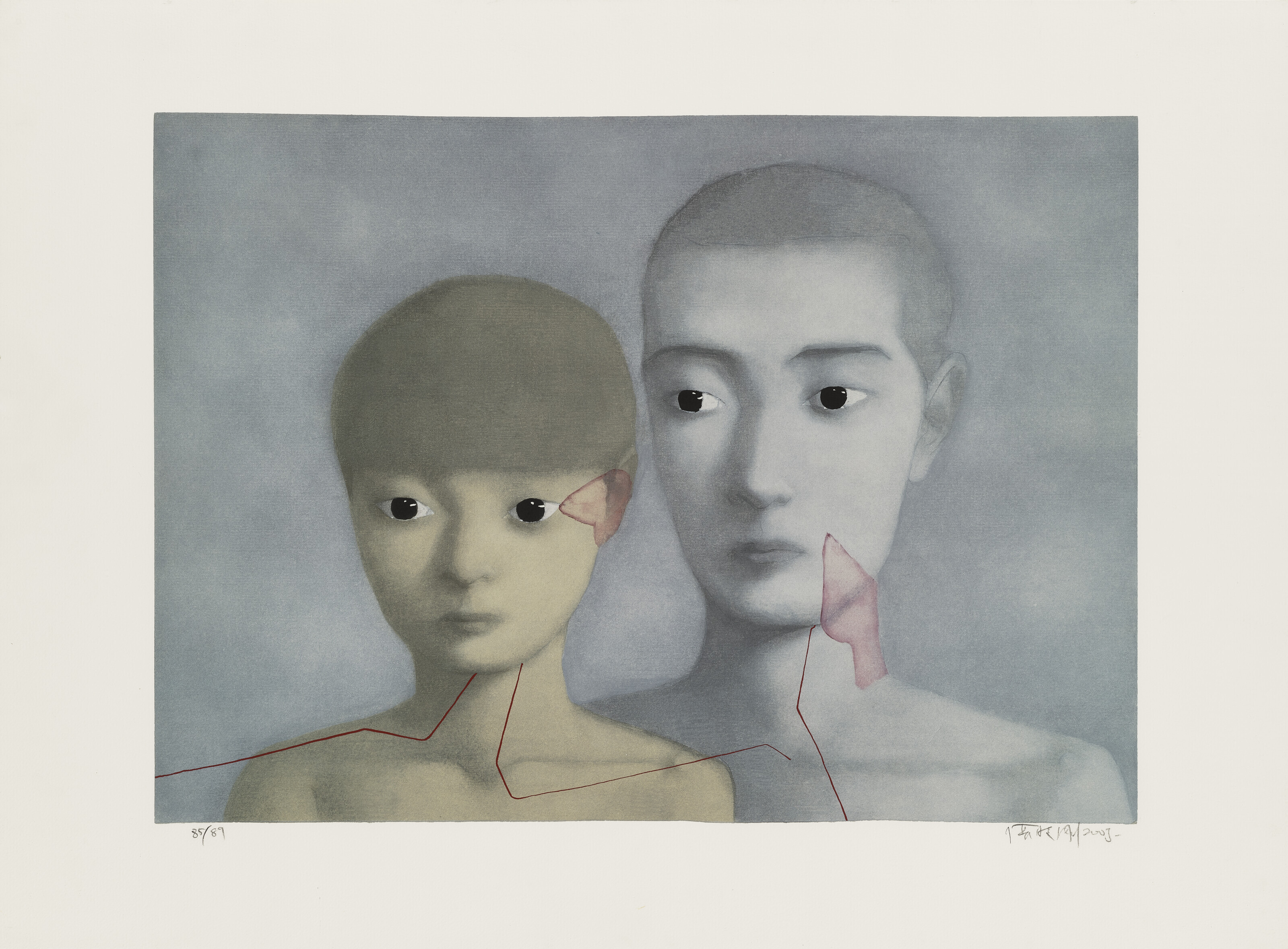 ZHANG XIAOGANG (B. 1958), Brother and Sister | Christie's
