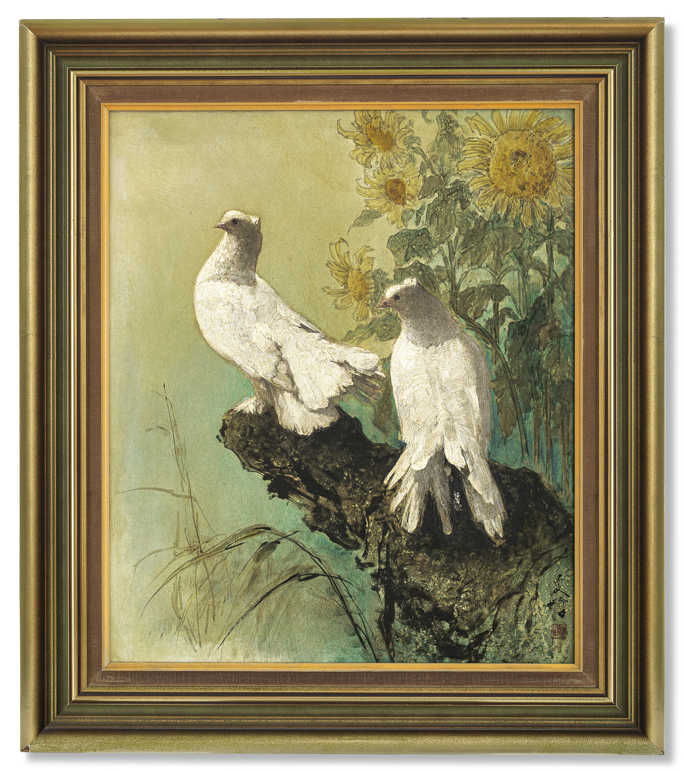 LEE-MAN-FONG（李　曼峰）、バリ女の素描、希少な額装用大判画集画 LEE-MAN-FONG（李 曼峰）、バリ女の素描、希少な額装用大判画集