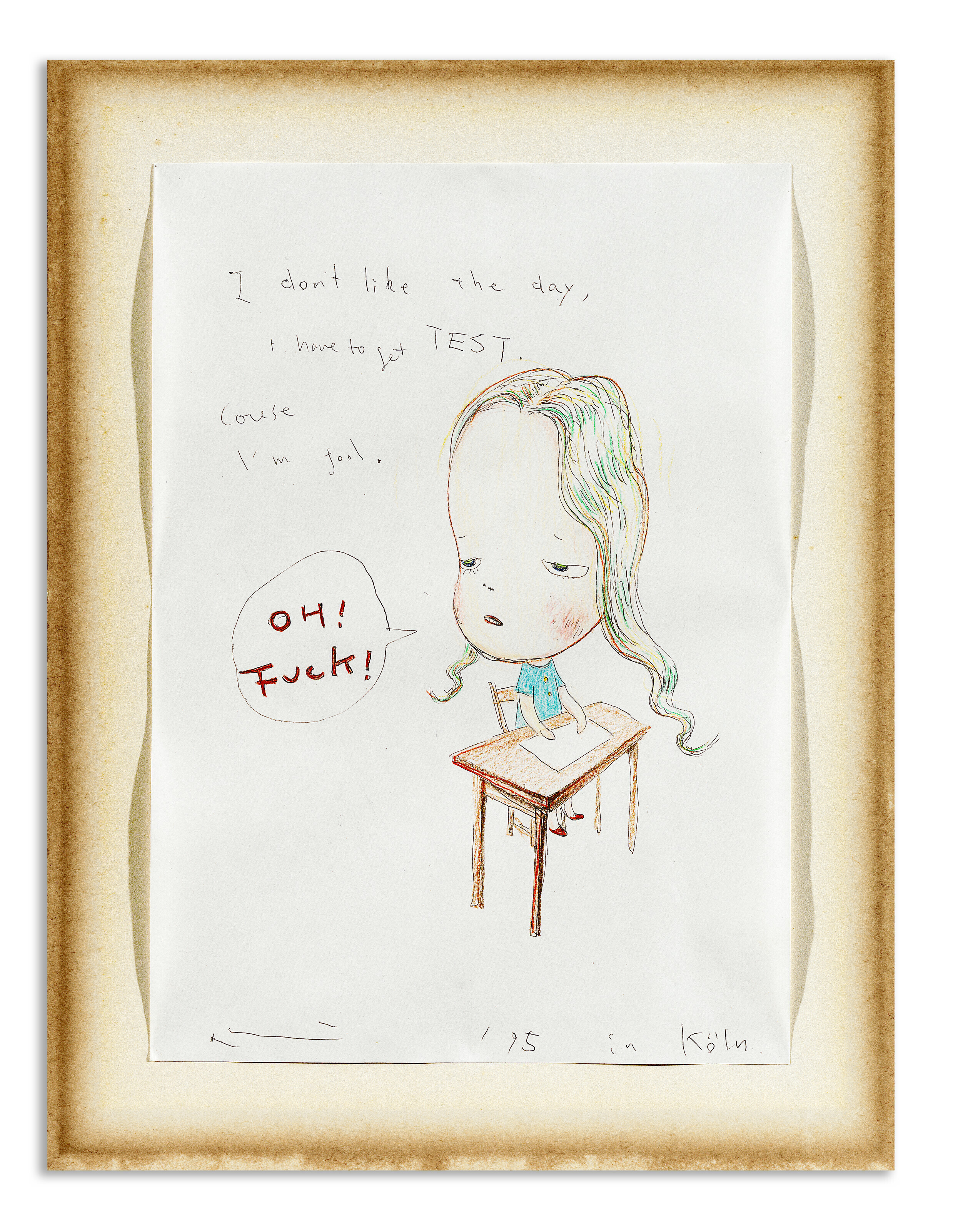 YOSHITOMO NARA (B. 1959), Oh! Fuck! | Christie's