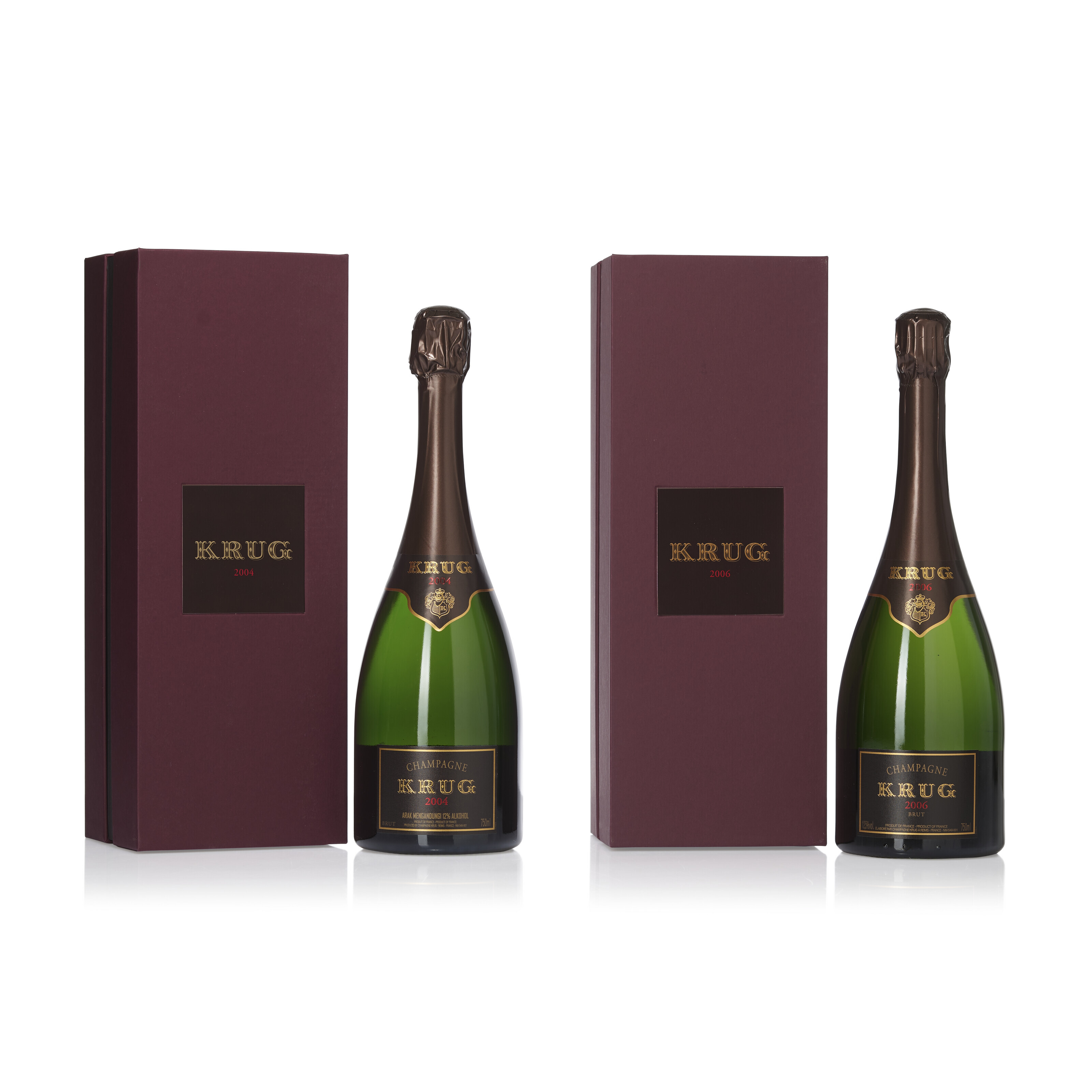 Krug 2006, ReimsIn original coffrets within six-bottle original cartons ...