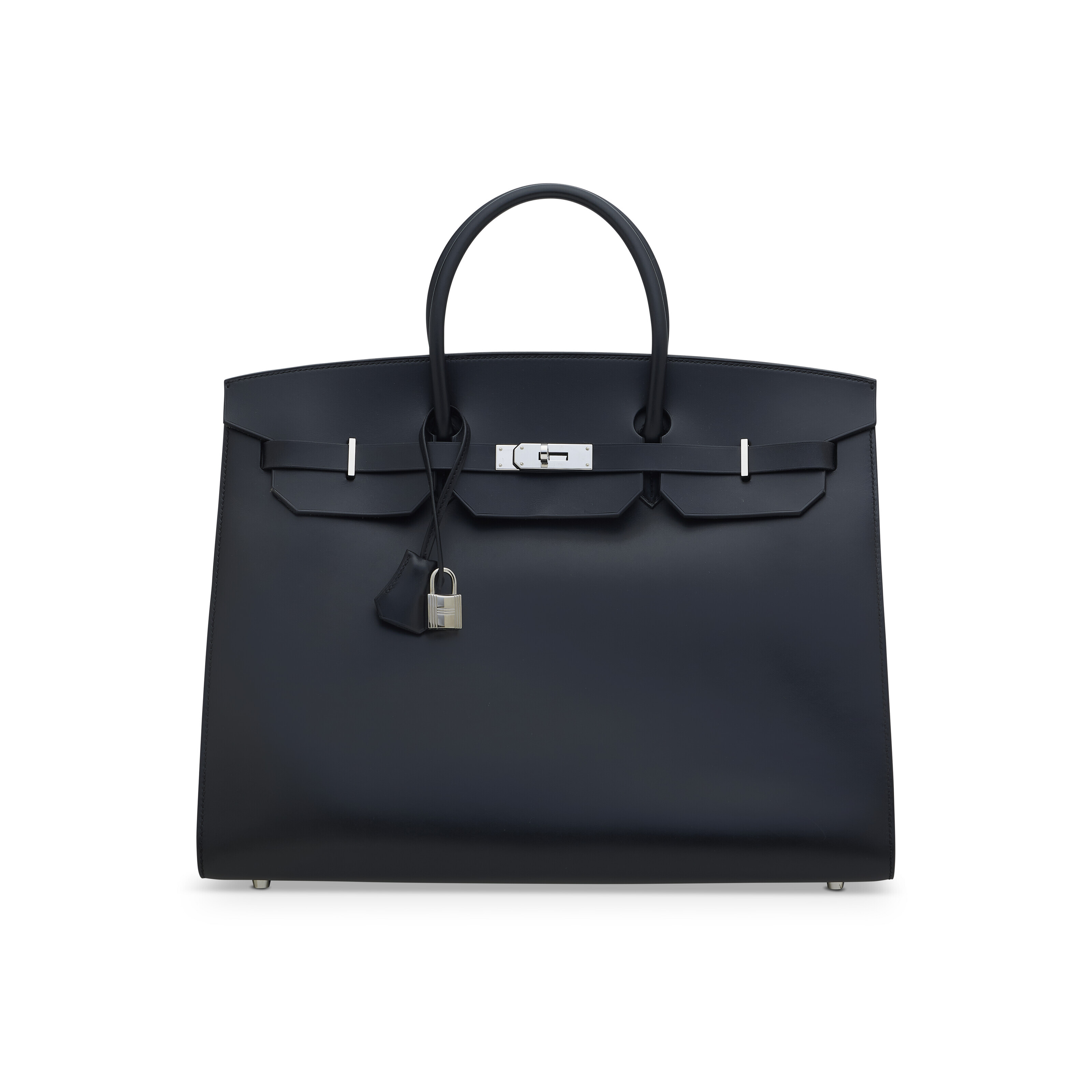 ハム　ブラック38 A LIMITED EDITION BLACK VACHE HUNTER LEATHER SELLIER BIRKIN 40