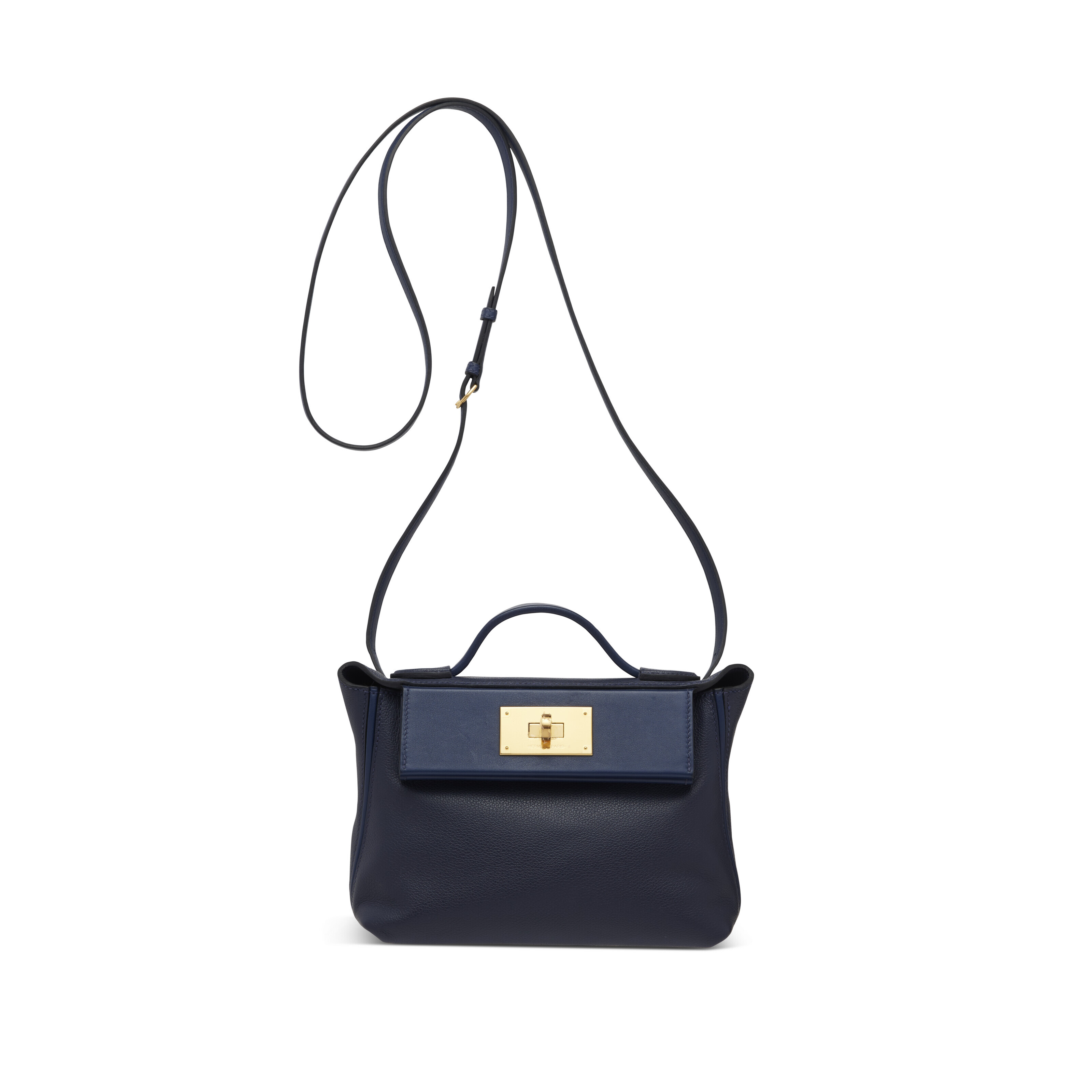 A BLEU NUIT EVERCOLOR & BLEU NAVY SWIFT LEATHER MINI 24/24 WITH