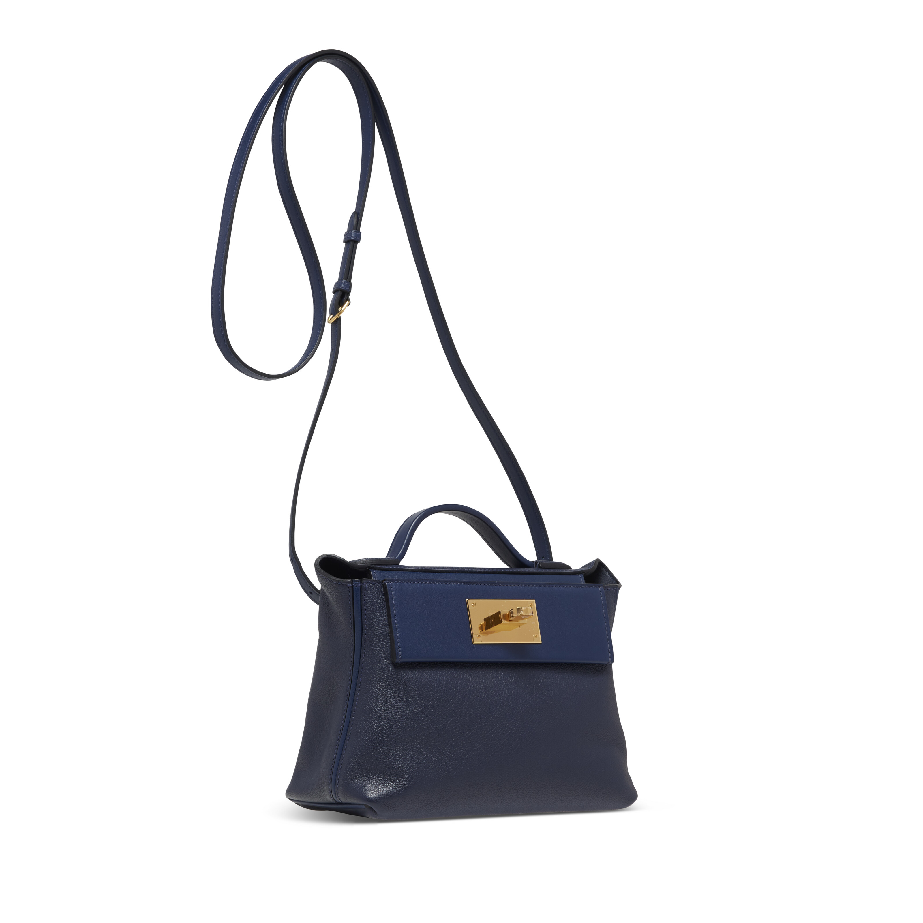 A BLEU NUIT EVERCOLOR & BLEU NAVY SWIFT LEATHER MINI 24/24