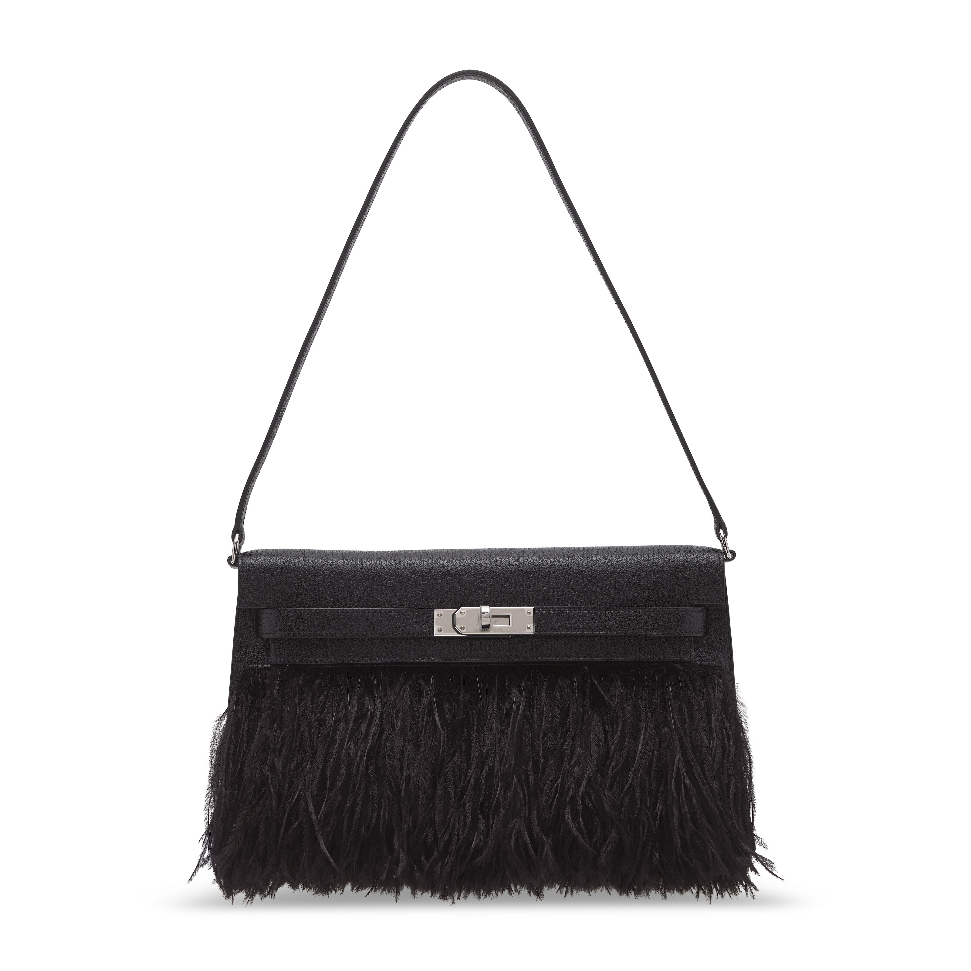 A MATTE VANILLE ALLIGATOR MINI KELLY 20 II WITH PALLADIUM HARDWARE