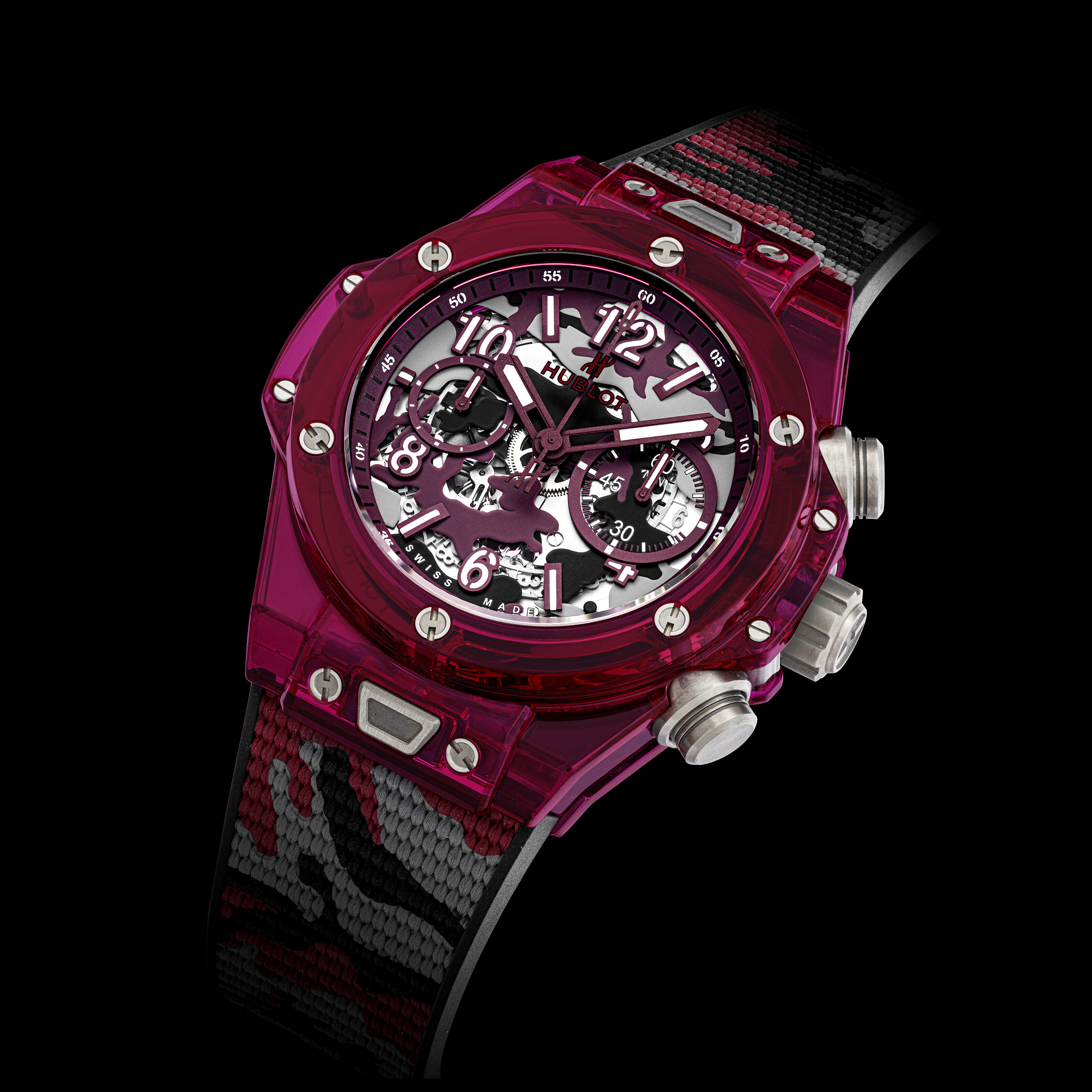 HUBLOT BIG BANG UNICO RED SAPPHIRE CAMO LIMITED EDITION OF 18 PIECES REF. 411.JR.0190.RX.CAM22