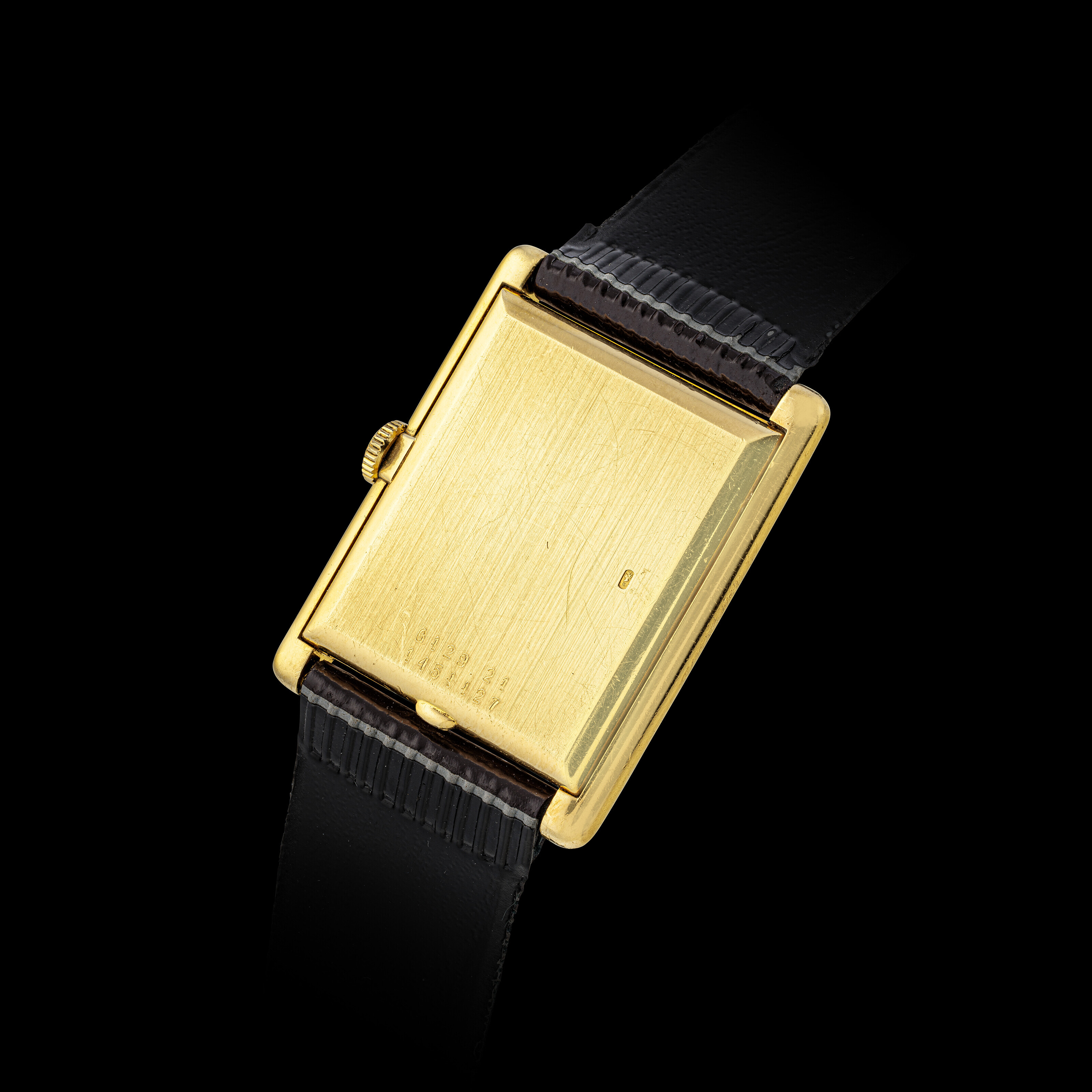 JAEGER-LECOULTRE, 18K GOLD WRISTWATCH WITH EMBLEM OF SAUDI ARABIA