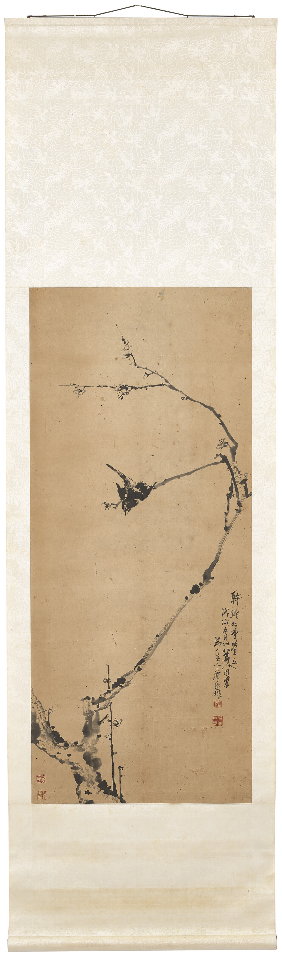 居廉（1828-1904）, 淨墨花鳥| Christie's