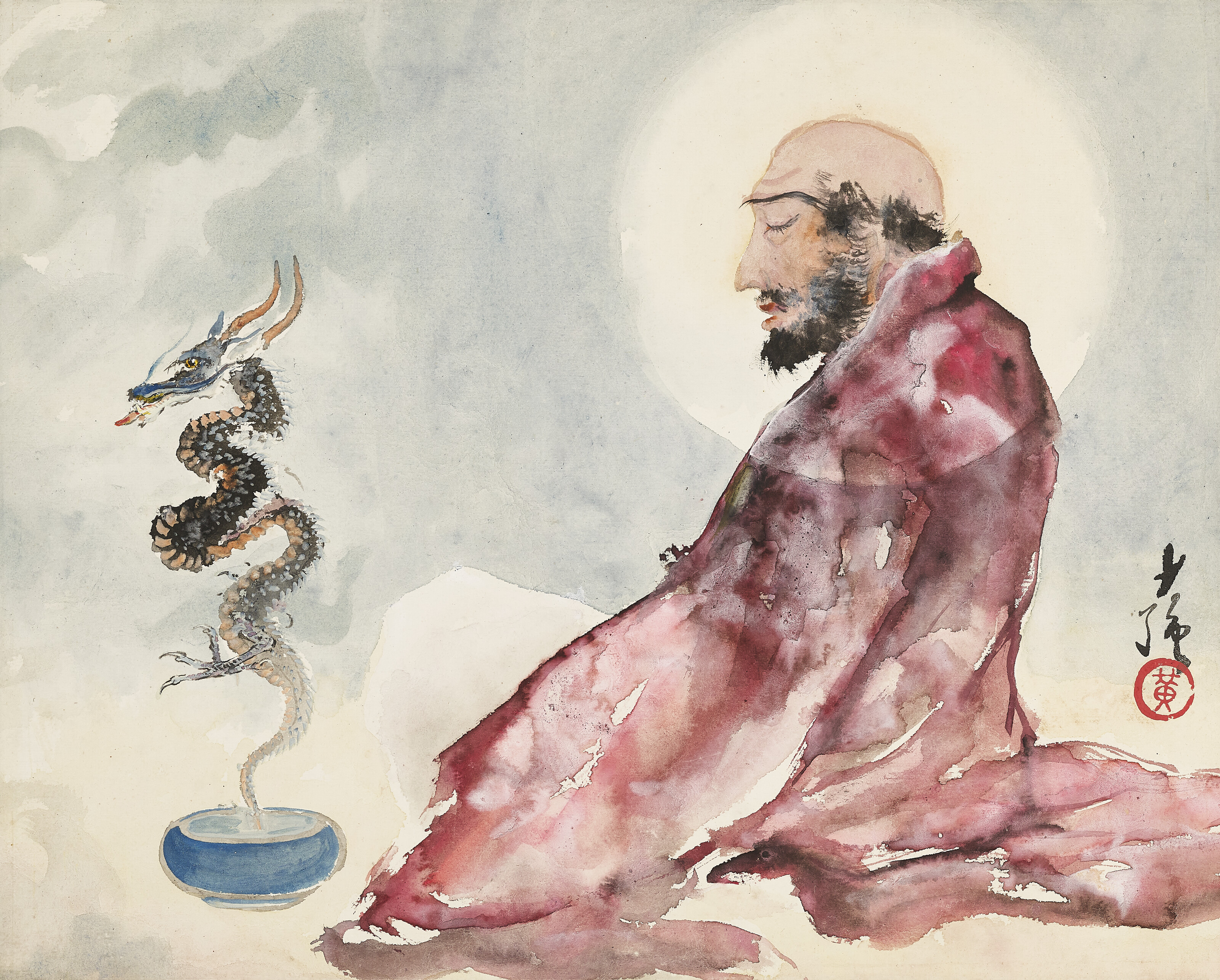 趙子昂墨 名筆三十撰墨第19号 趙少昂（1905-1998）, Christie's 真袖諸葛琴台⁄焚書収燼⁄全7冊揃⁄寛政